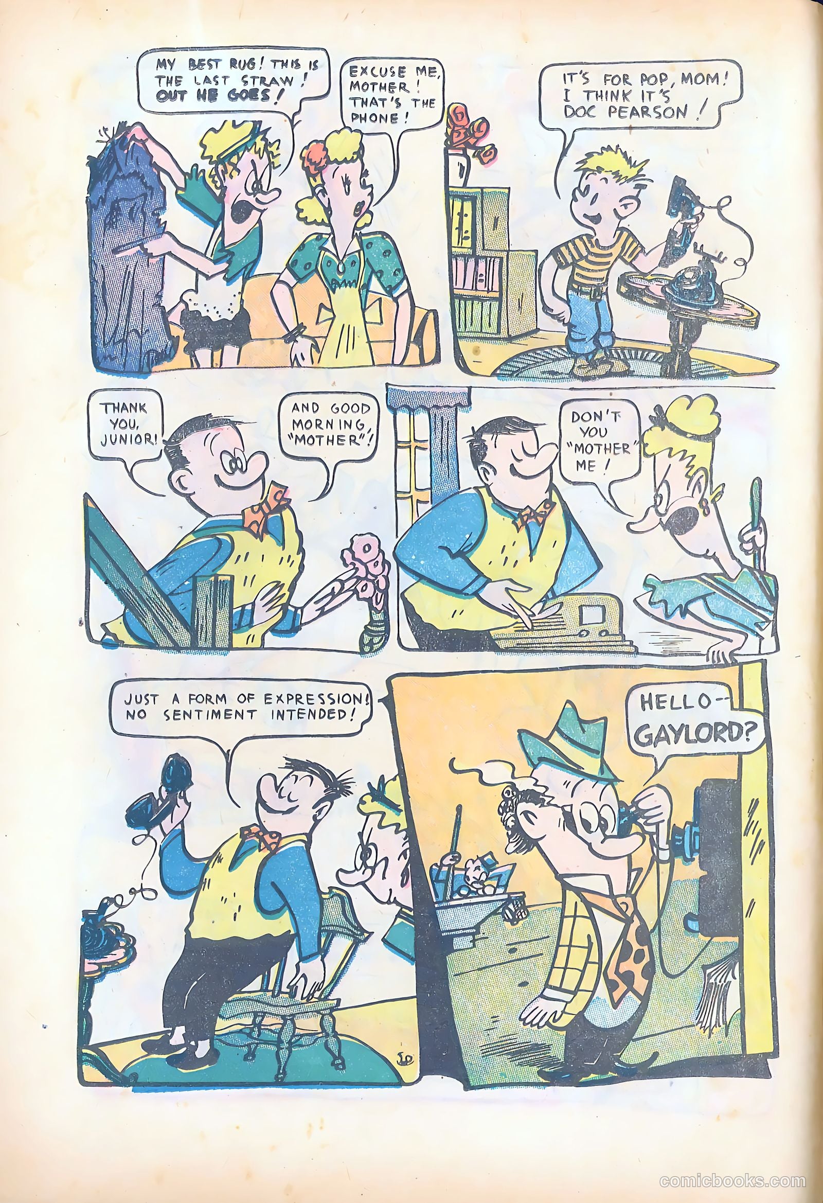 Milt Gross Funnies #1 — page 12 of 52