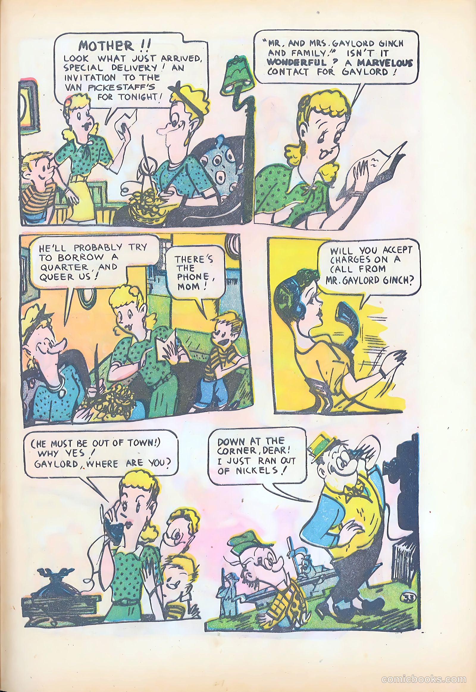 Milt Gross Funnies #1 — page 35 of 52
