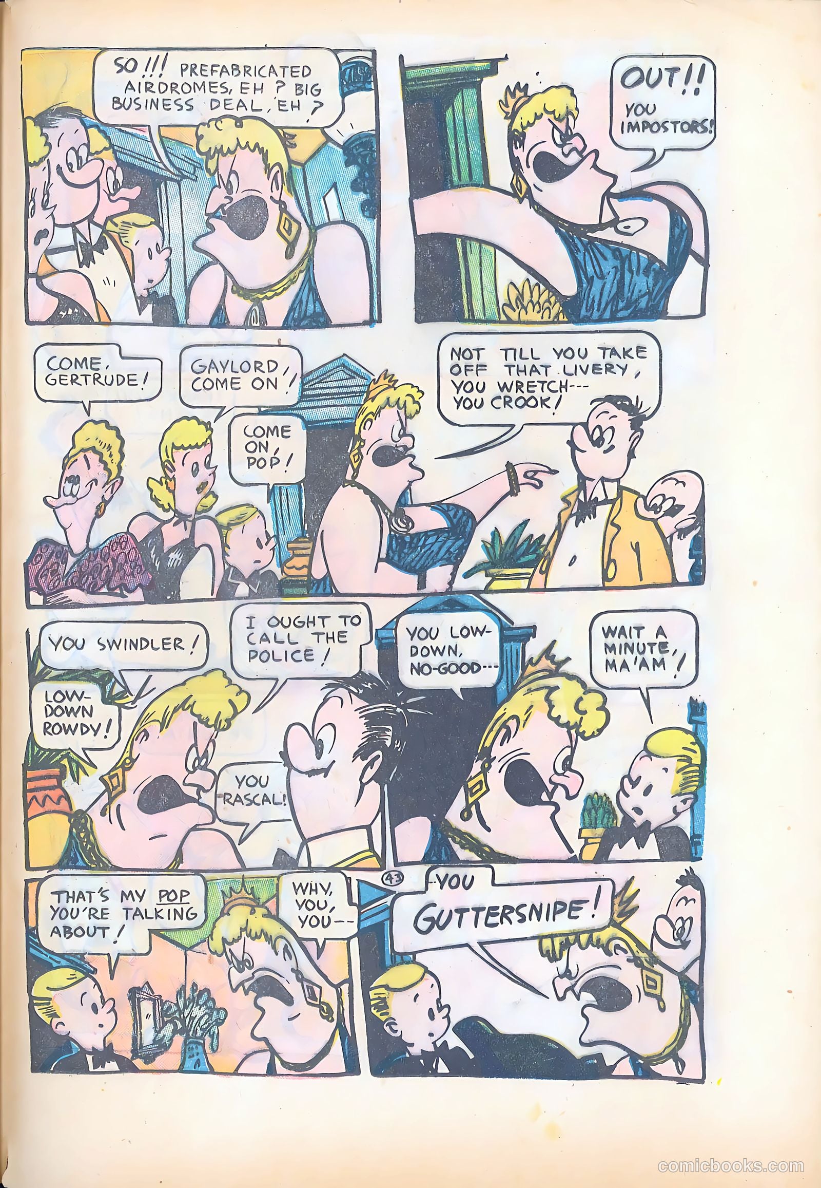 Milt Gross Funnies #1 — page 45 of 52