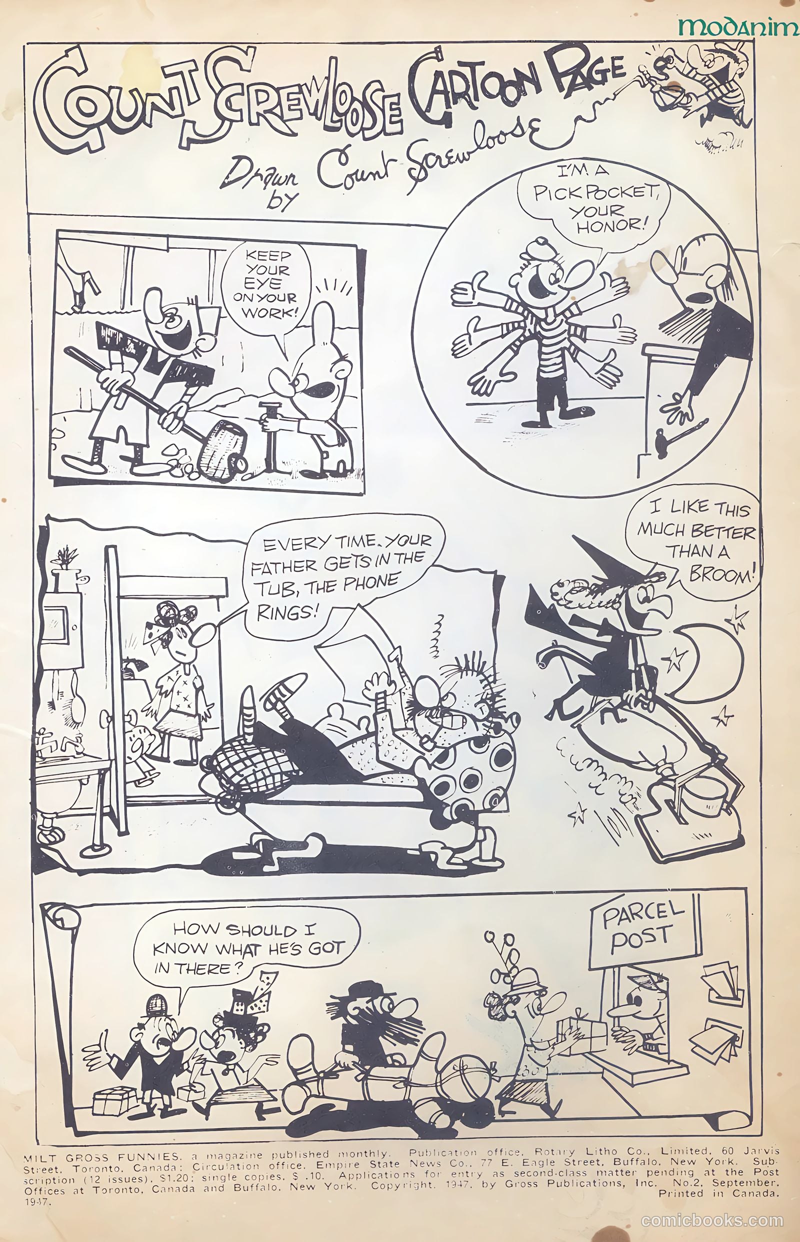Milt Gross Funnies #2 — page 2 of 47