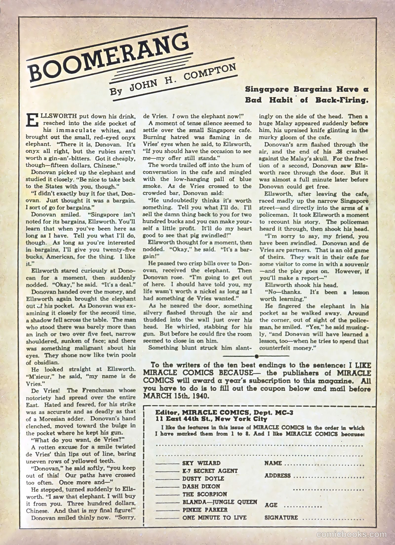 Miracle Comics #2 — page 67 of 68