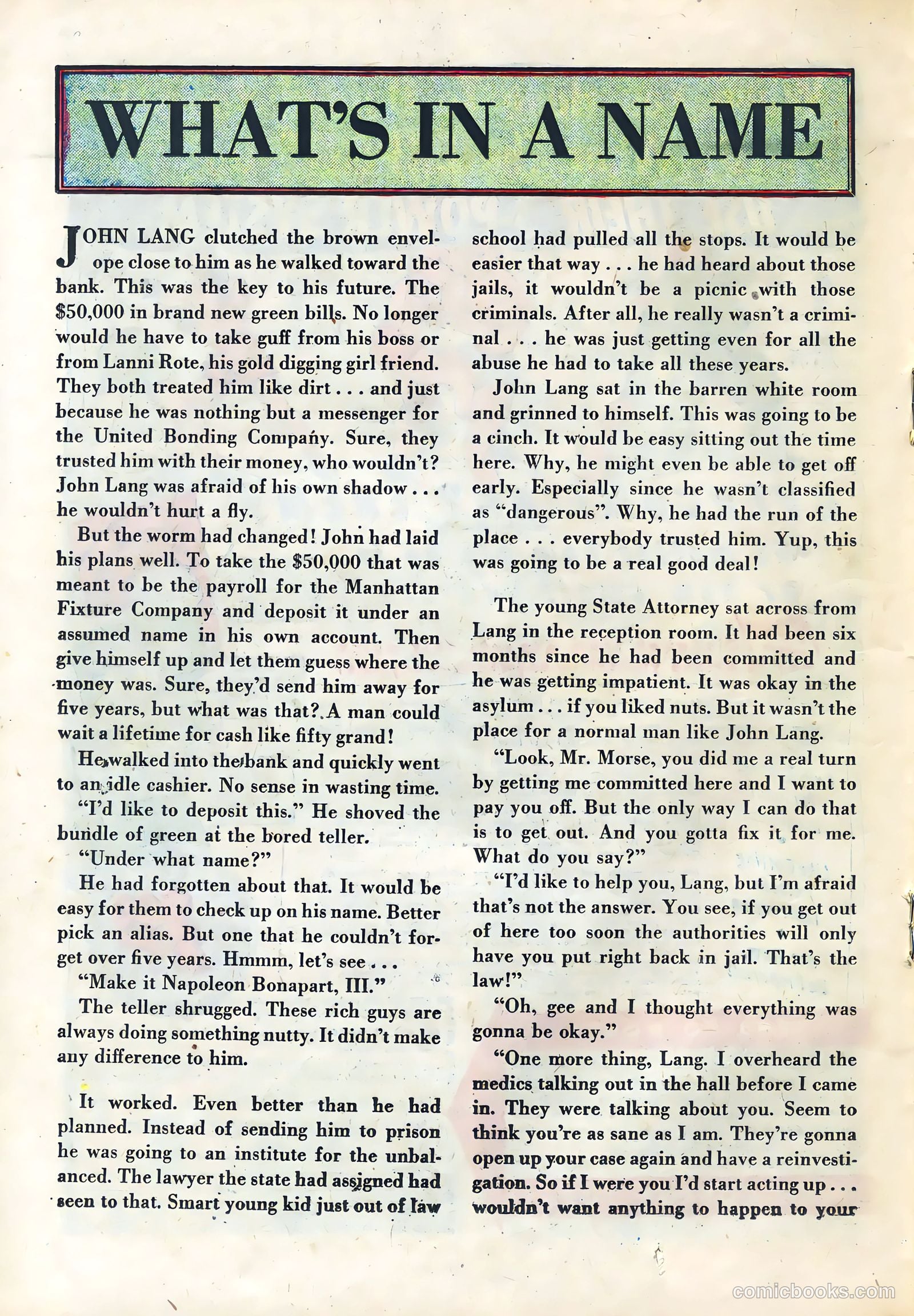 Mister Mystery #7 — page 18 of 36