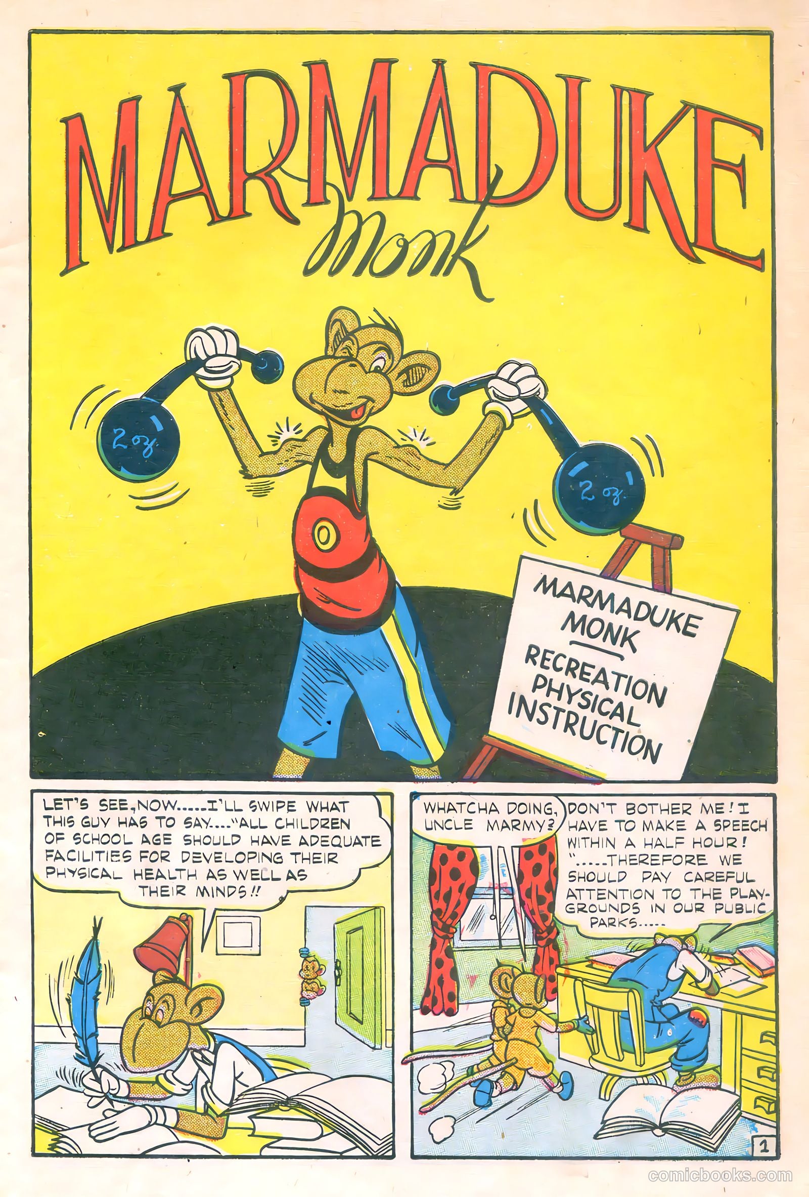 Monkeyshines Comics #11 — page 3 of 51