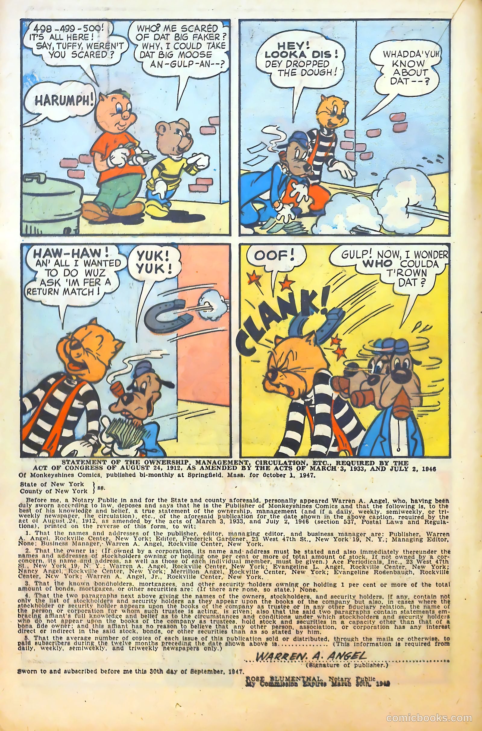 Monkeyshines Comics #20 — page 30 of 52