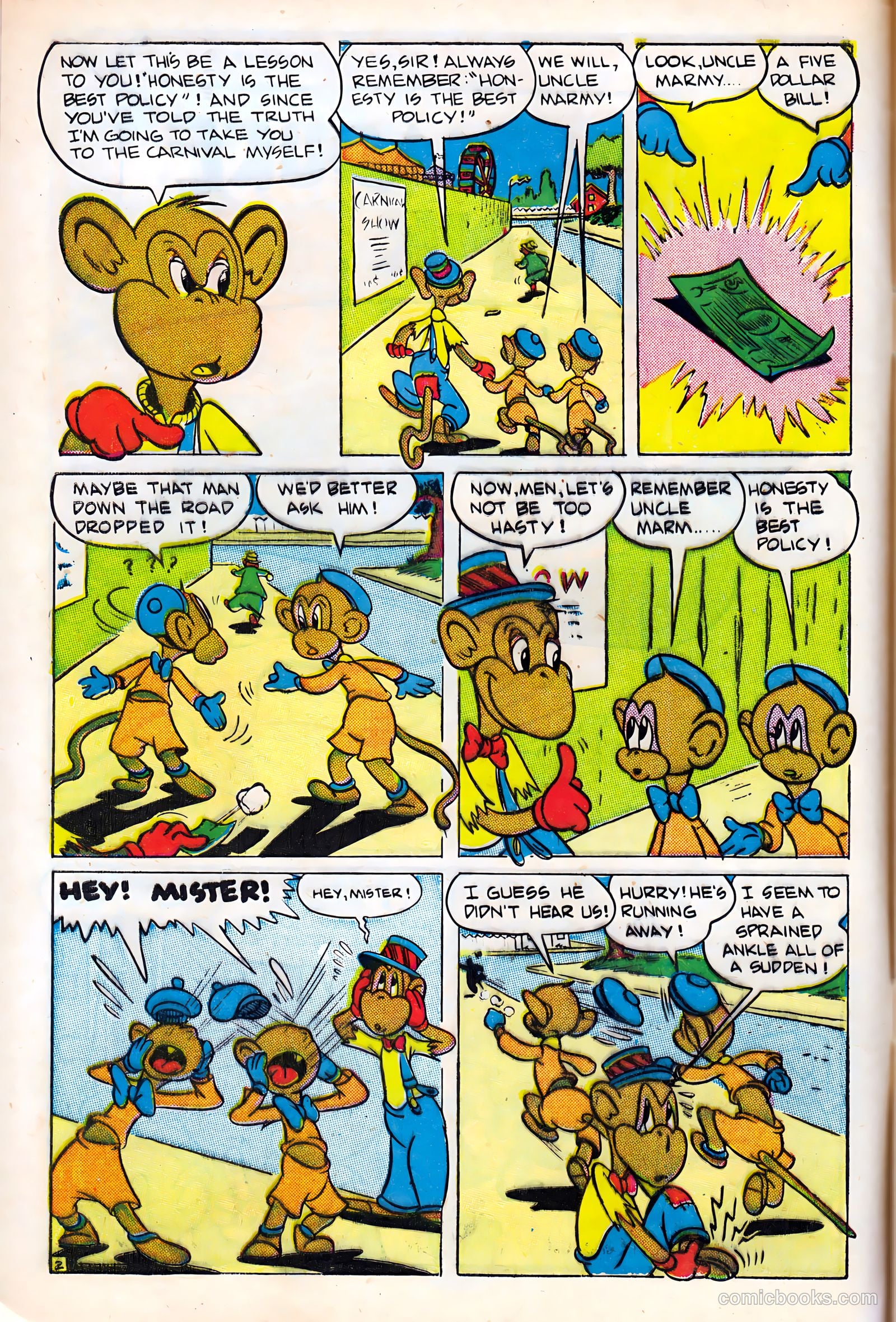 Monkeyshines Comics #5 — page 4 of 36