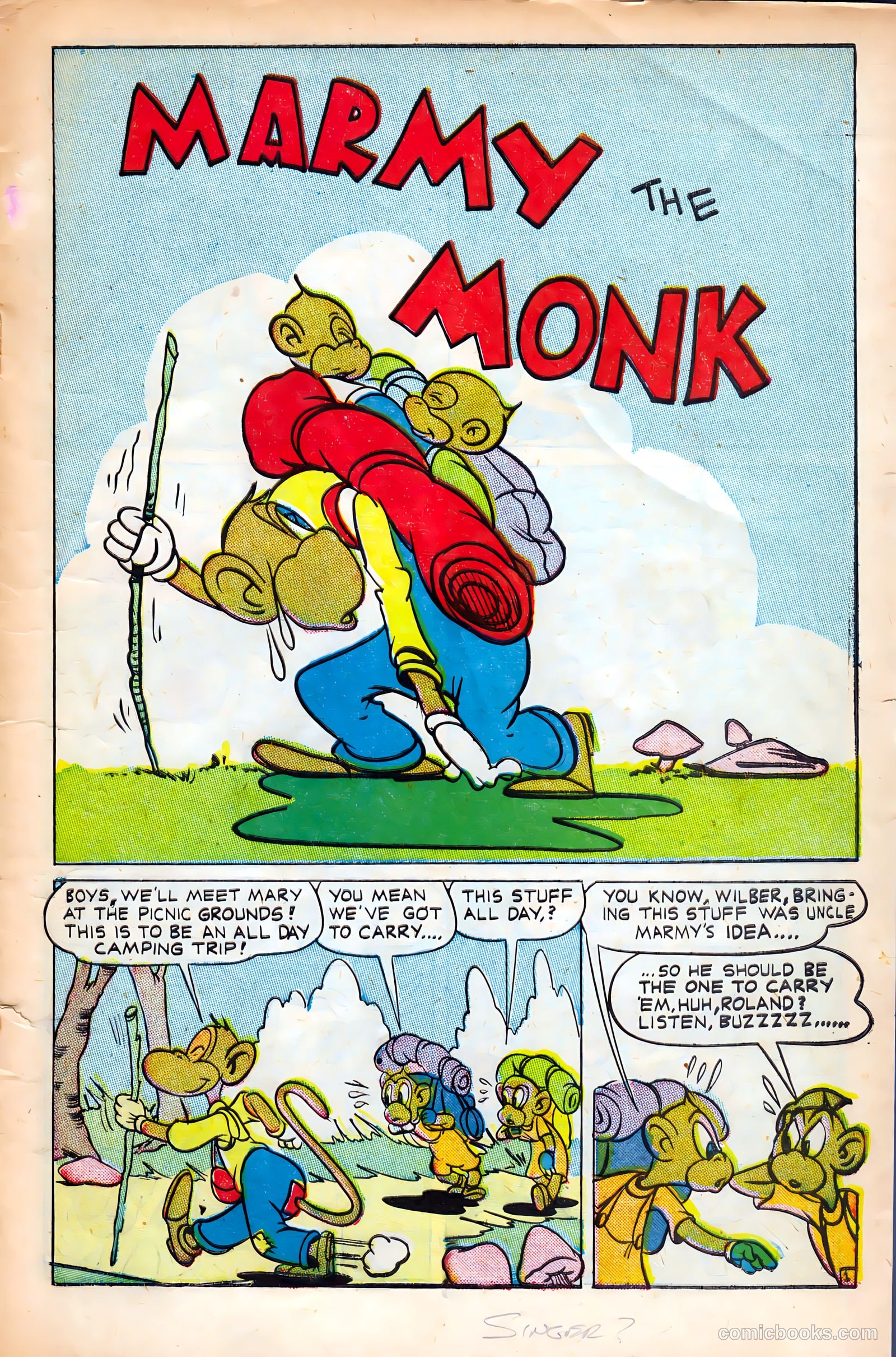 Monkeyshines Comics #6 — page 3 of 36