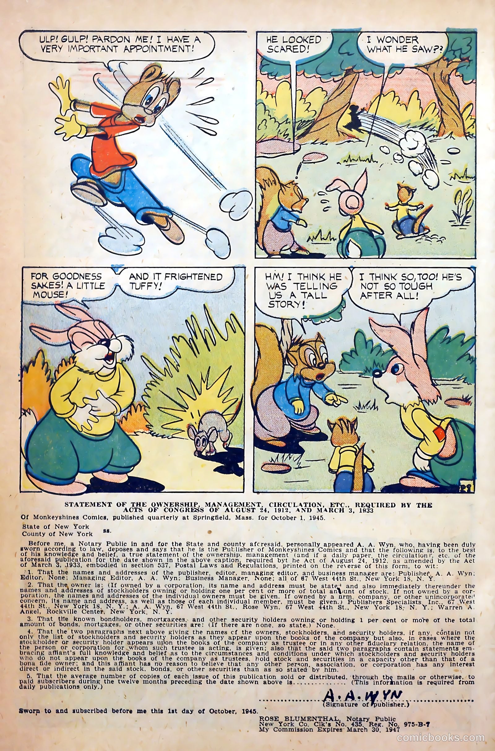 Monkeyshines Comics #7 — page 30 of 37