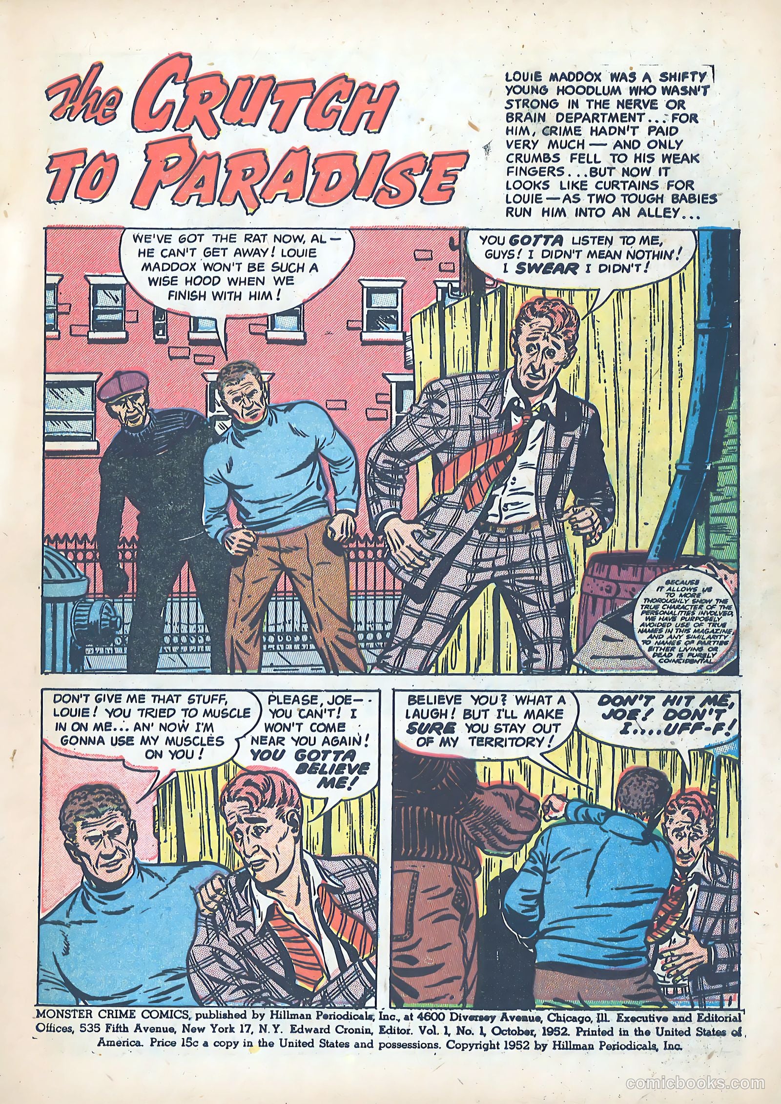Monster Crime Comics #1 — page 3 of 52