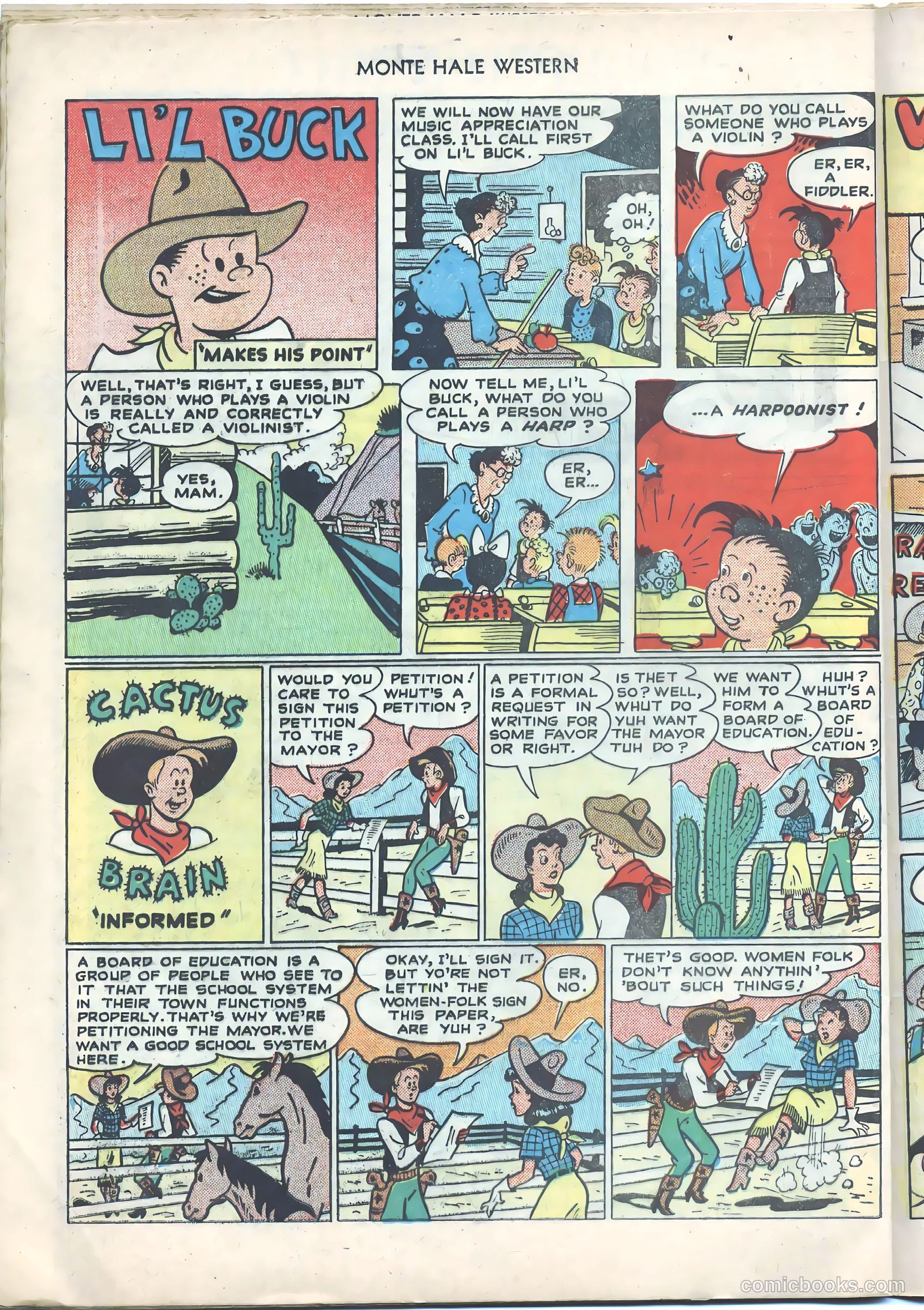 Monte Hale Western #29 — page 36 of 52