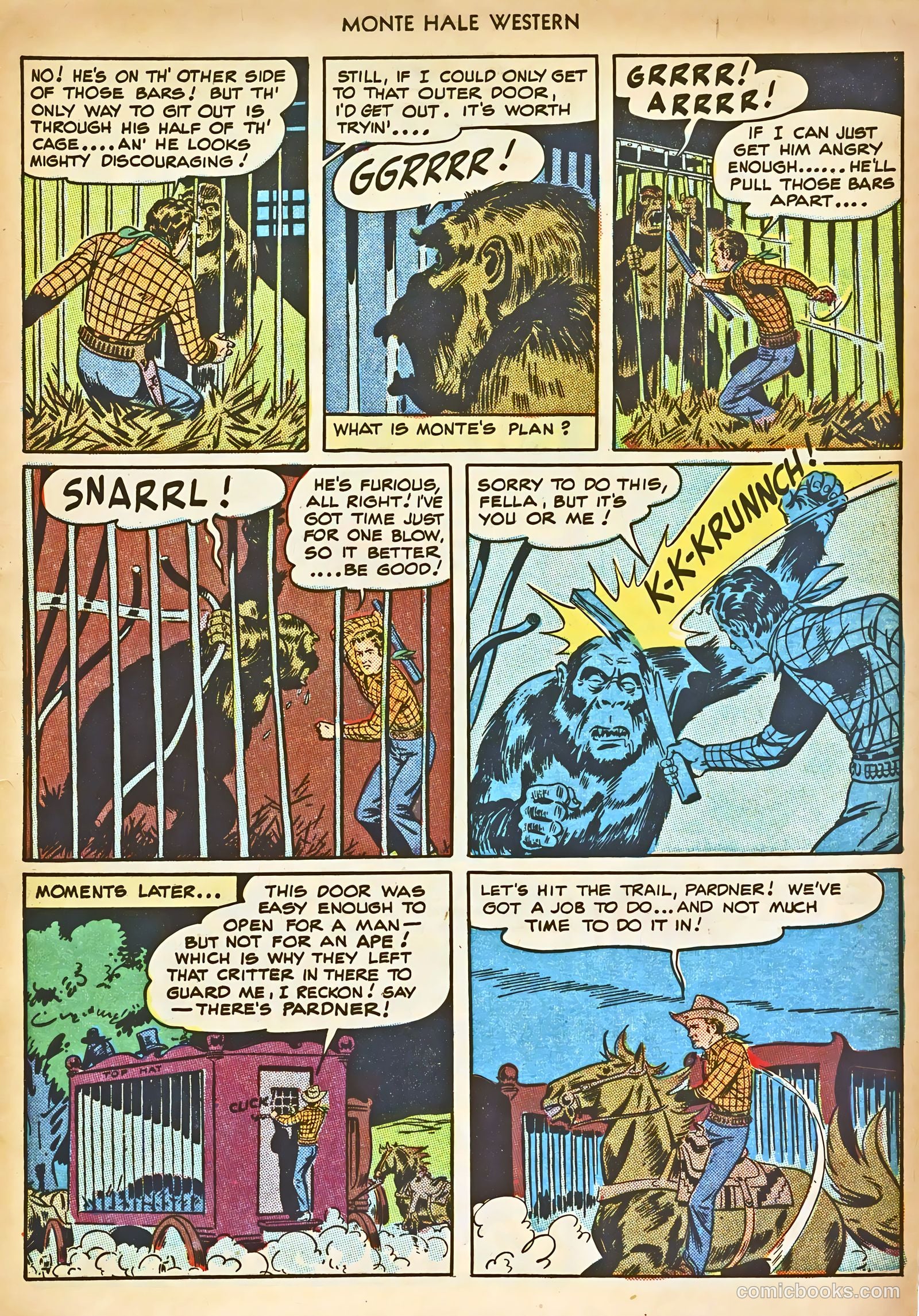 Monte Hale Western #30 — page 21 of 52
