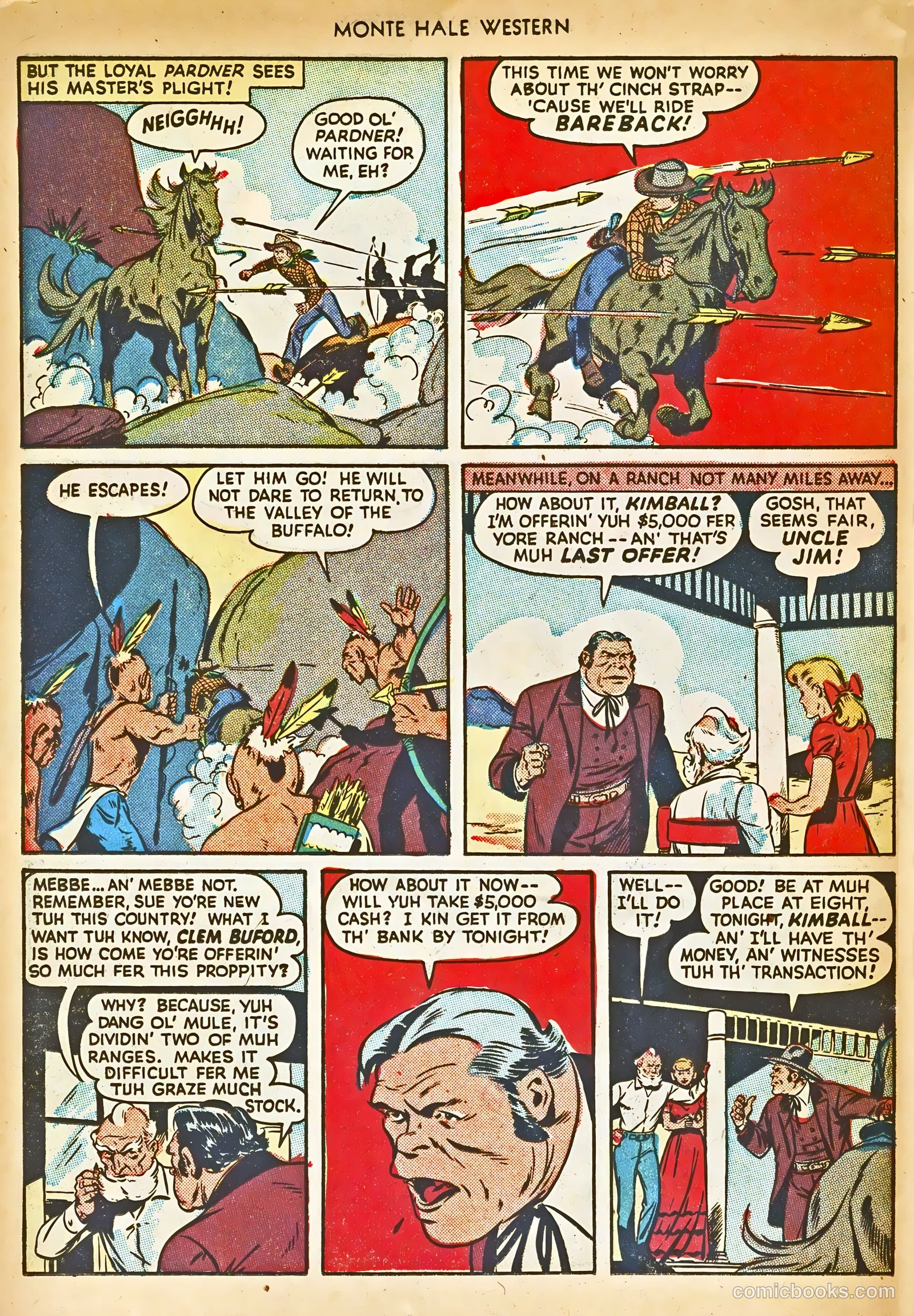 Monte Hale Western #30 — page 42 of 52