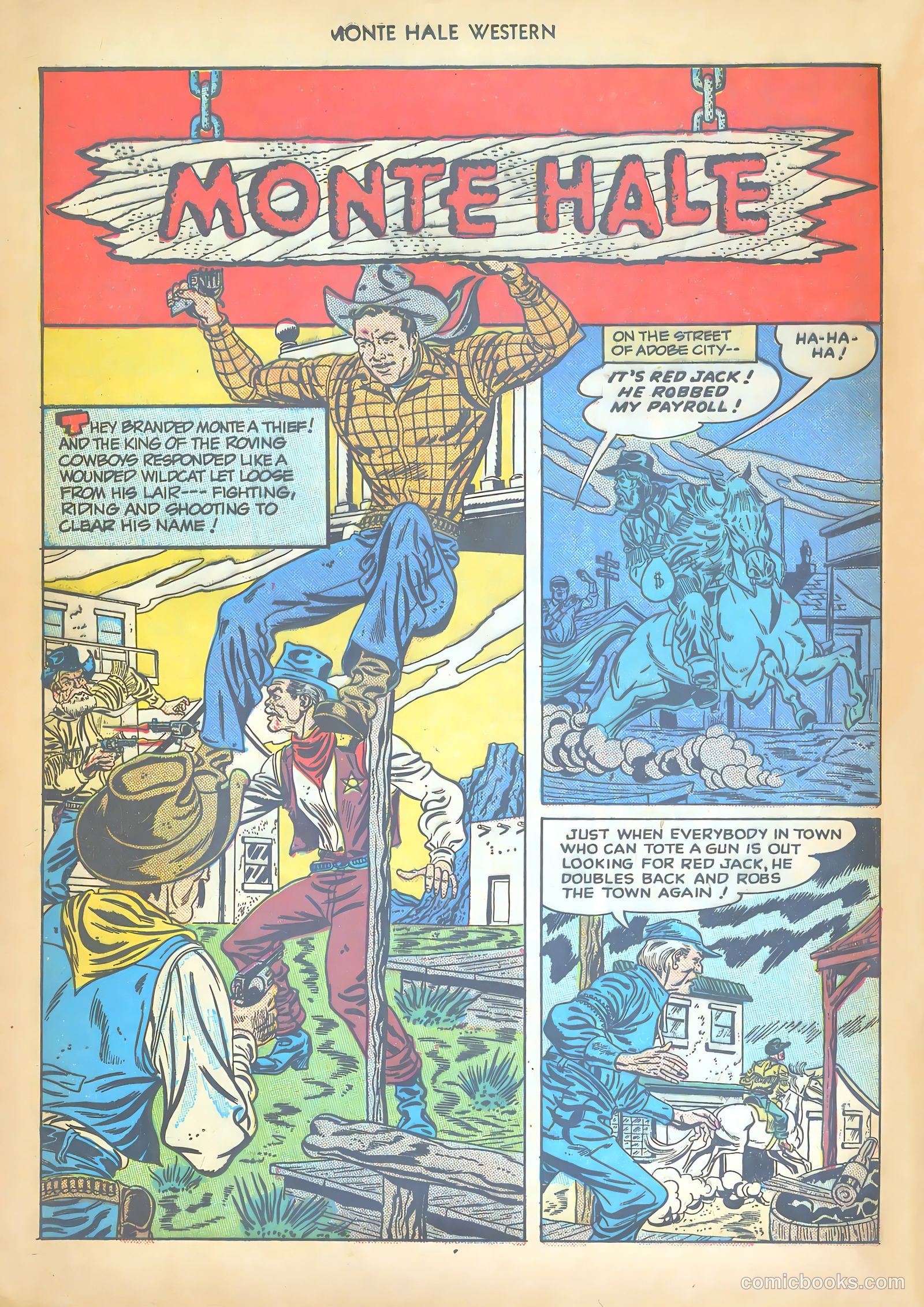 Monte Hale Western #32 — page 16 of 52