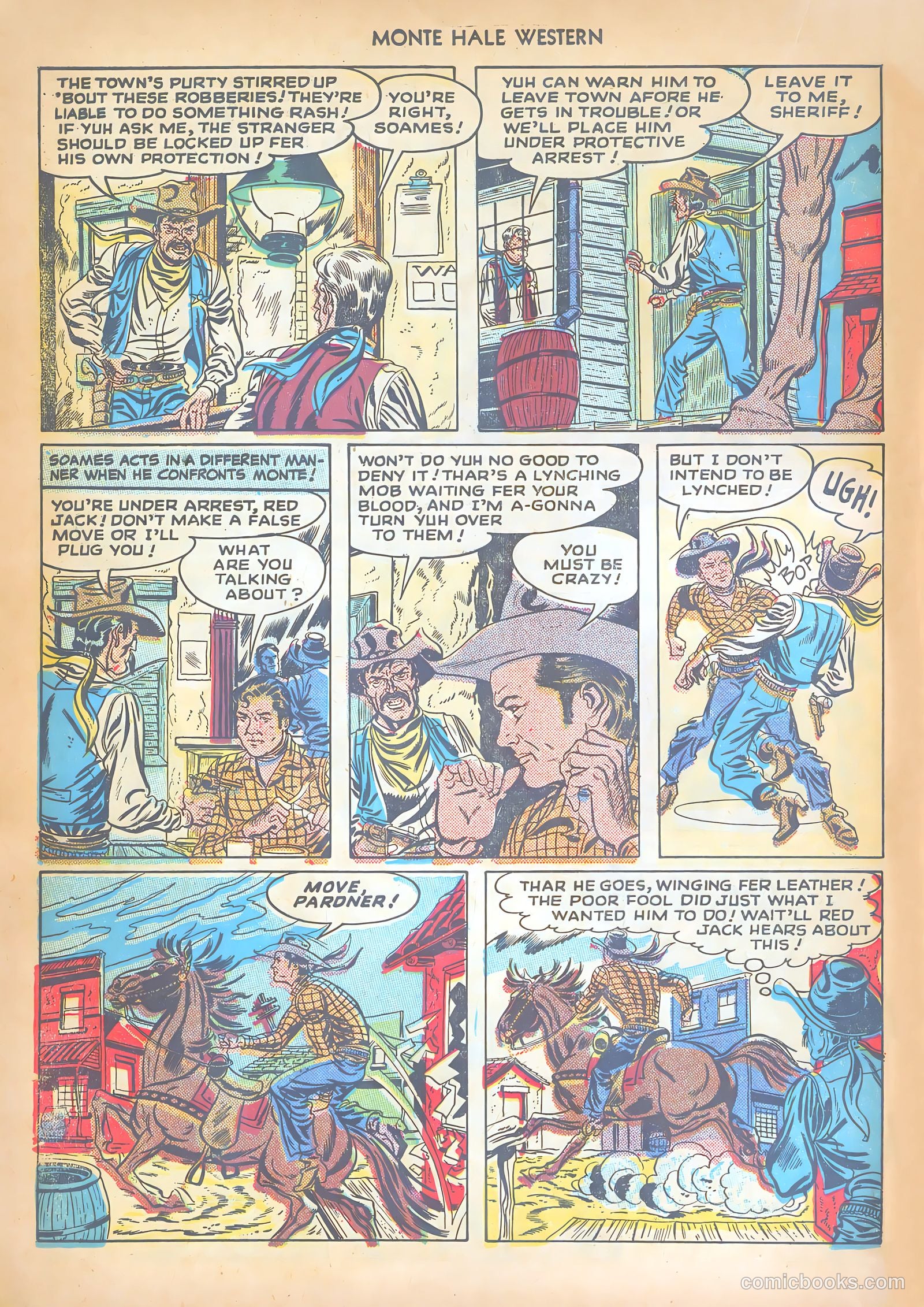 Monte Hale Western #32 — page 18 of 52