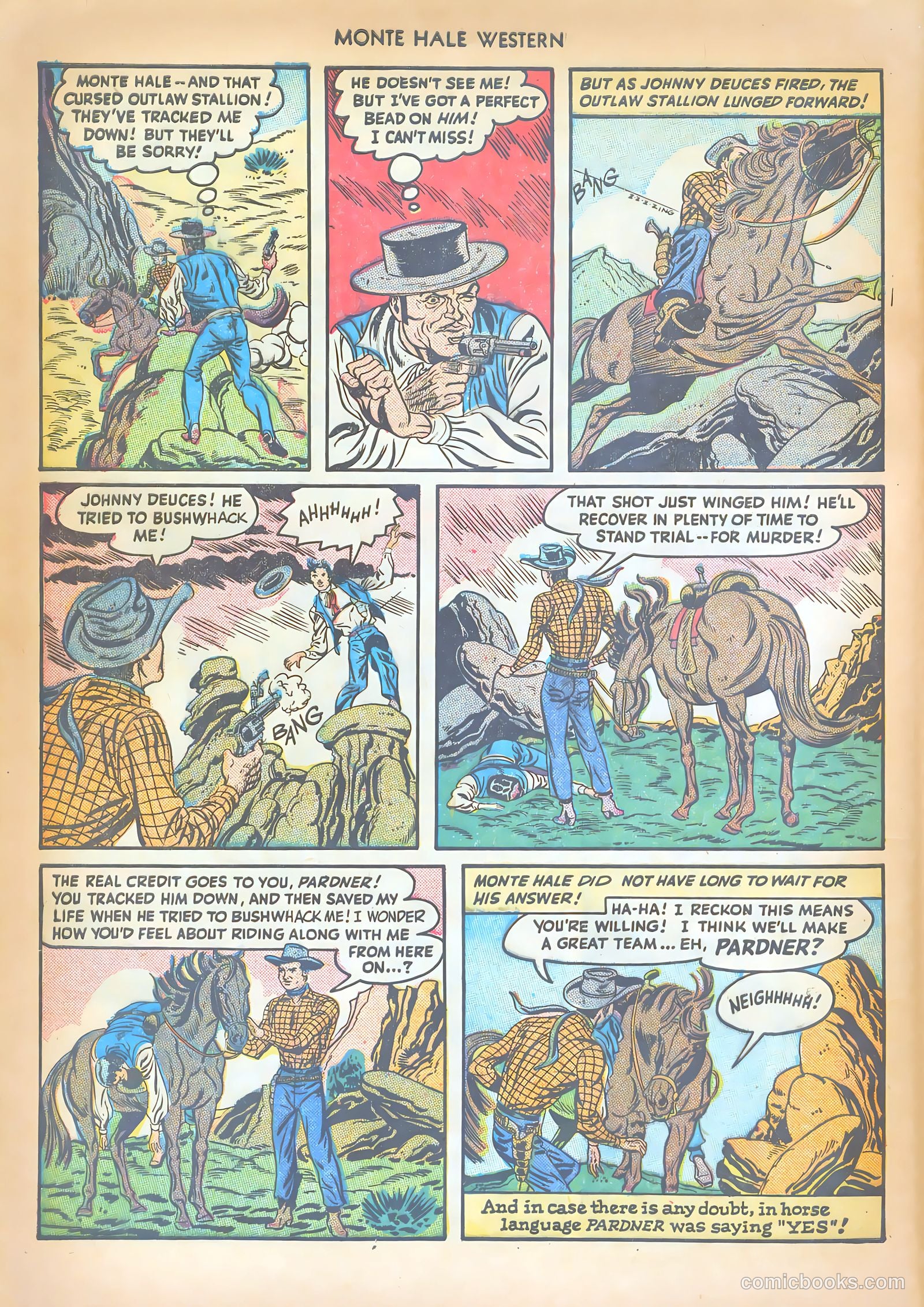 Monte Hale Western #32 — page 32 of 52