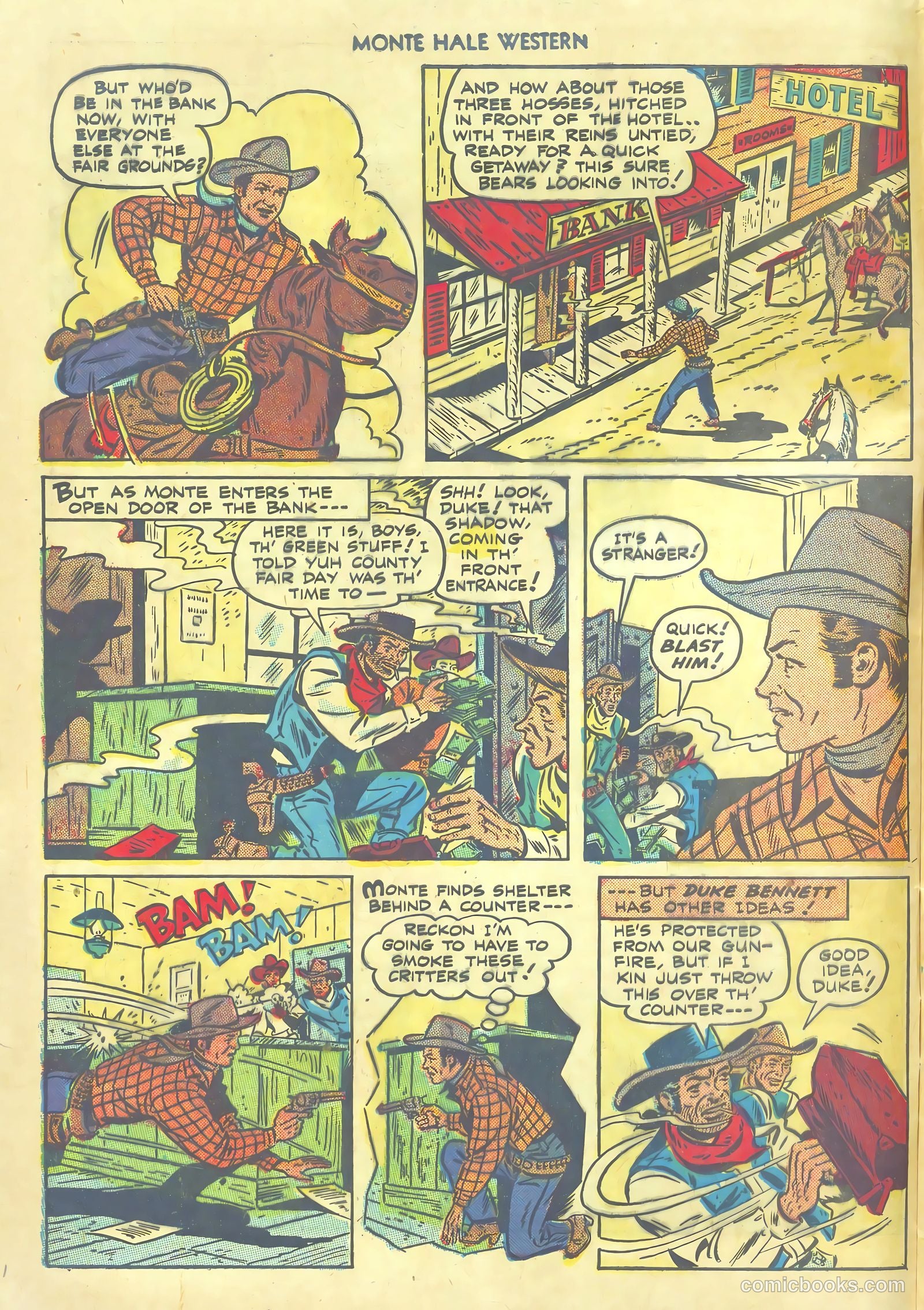 Monte Hale Western #33 — page 16 of 52