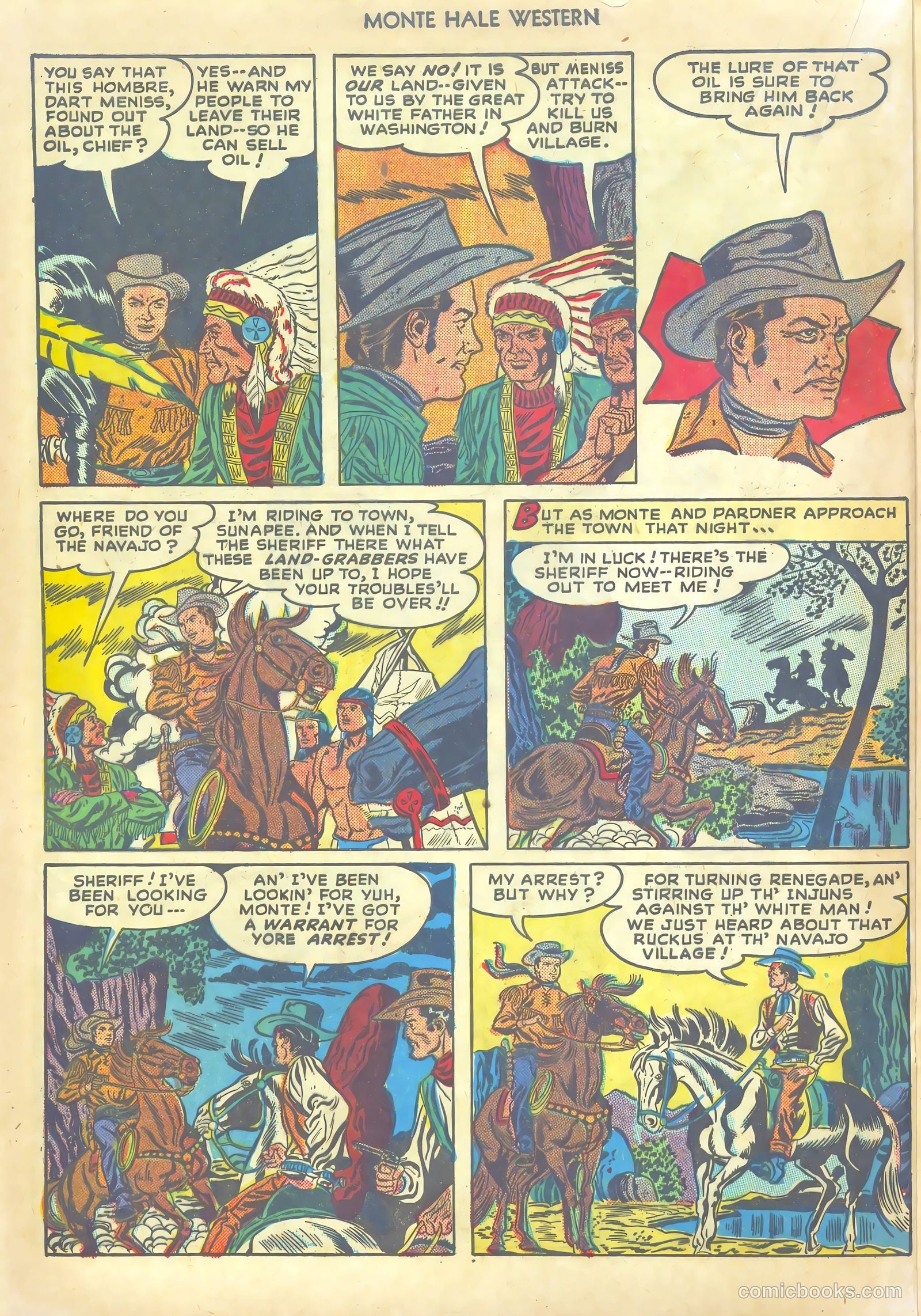 Monte Hale Western #33 — page 28 of 52