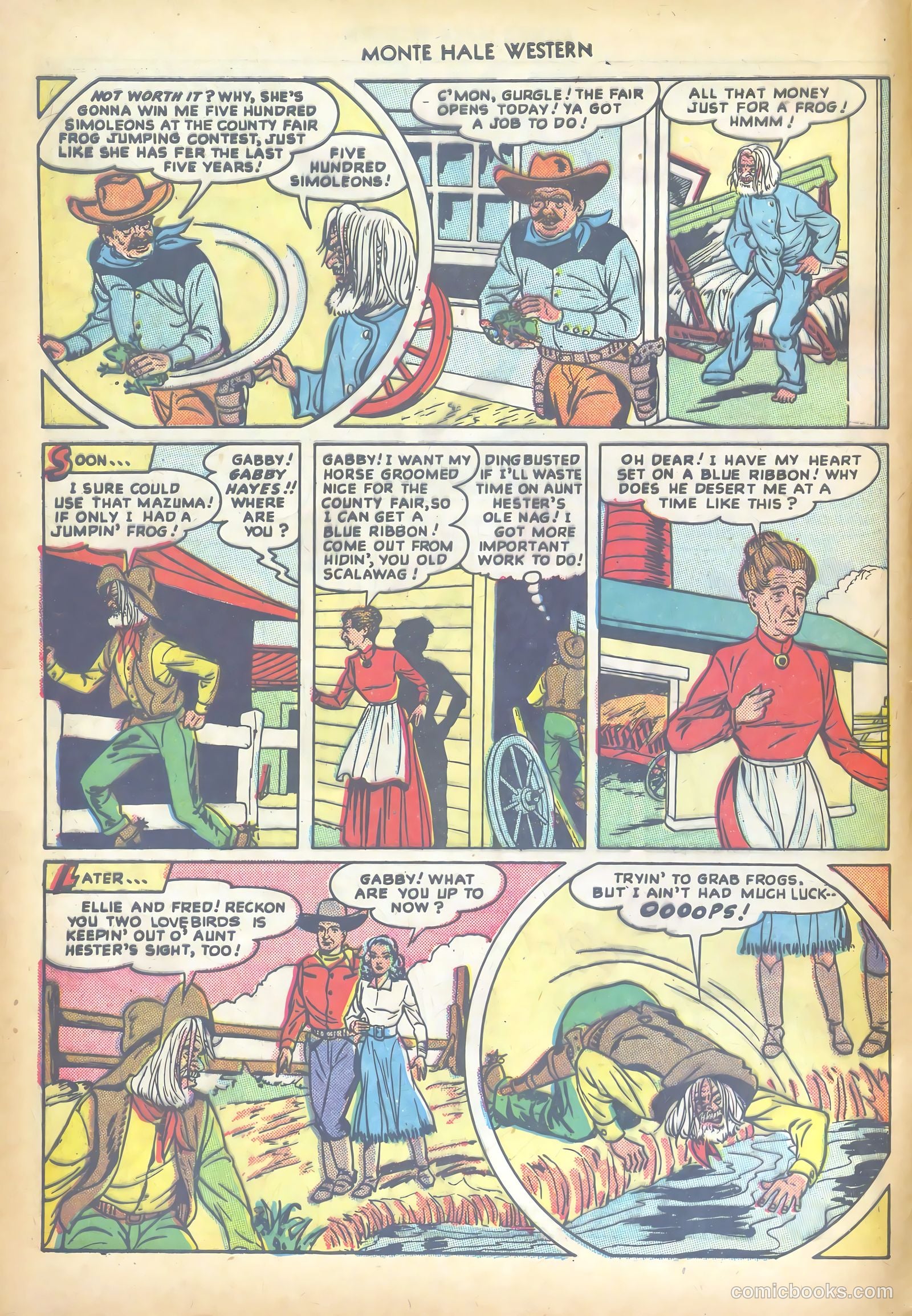 Monte Hale Western #34 — page 16 of 52