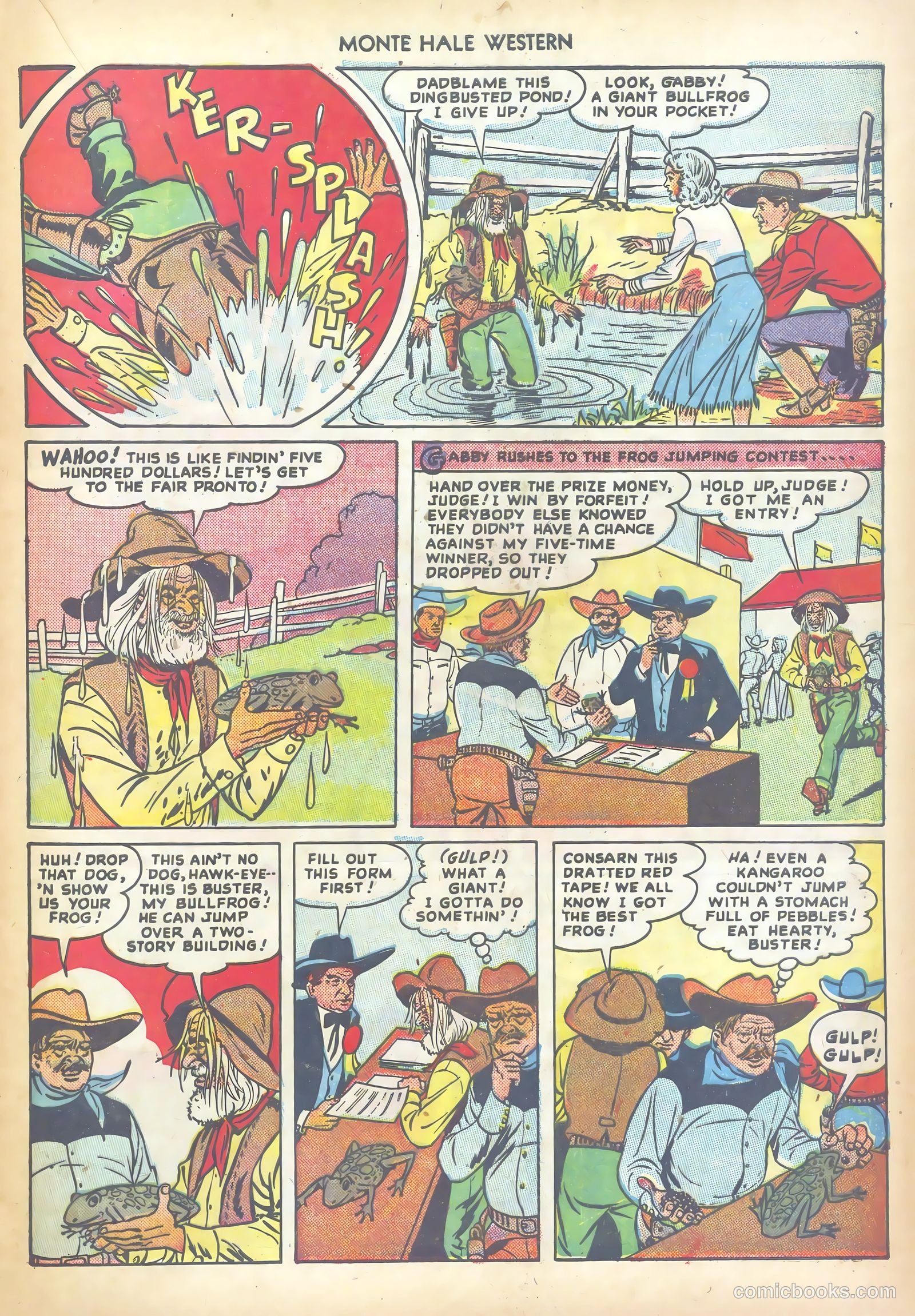 Monte Hale Western #34 — page 17 of 52