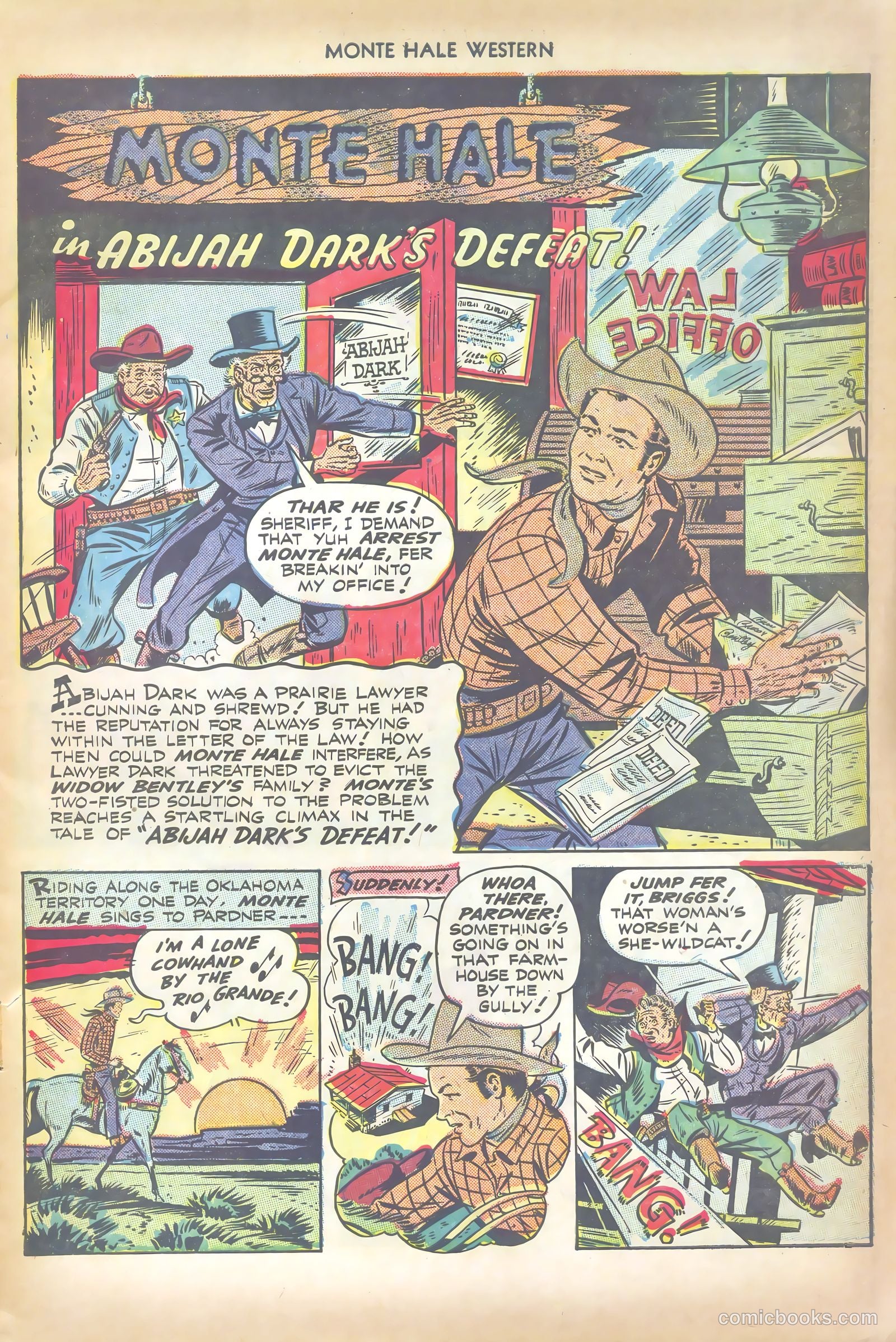 Monte Hale Western #35 — page 15 of 52