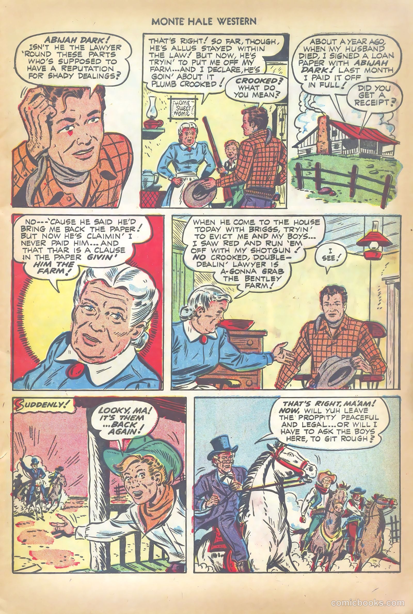 Monte Hale Western #35 — page 17 of 52