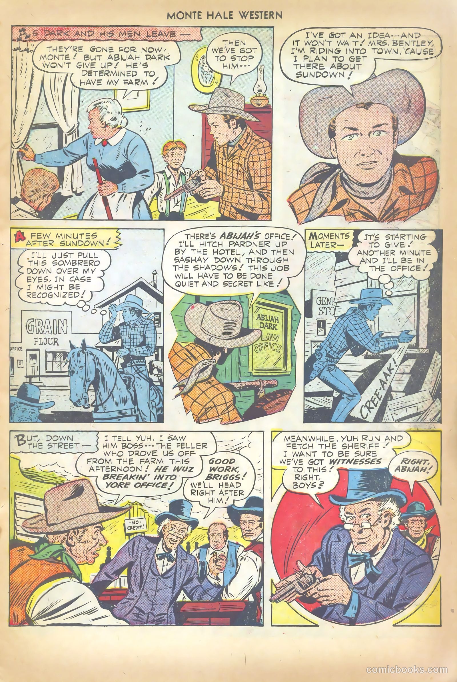 Monte Hale Western #35 — page 19 of 52