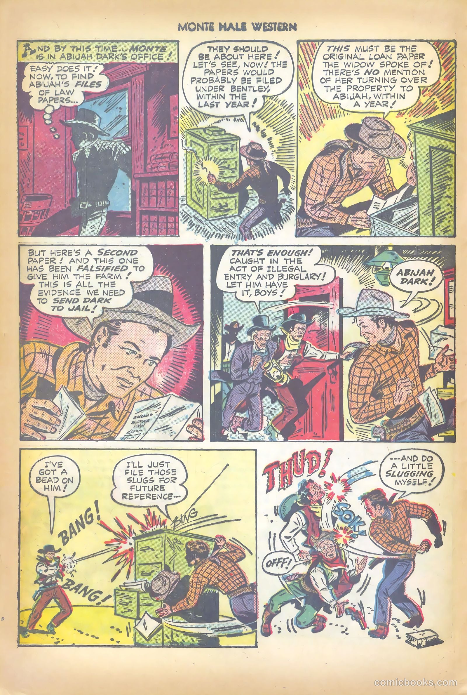 Monte Hale Western #35 — page 20 of 52