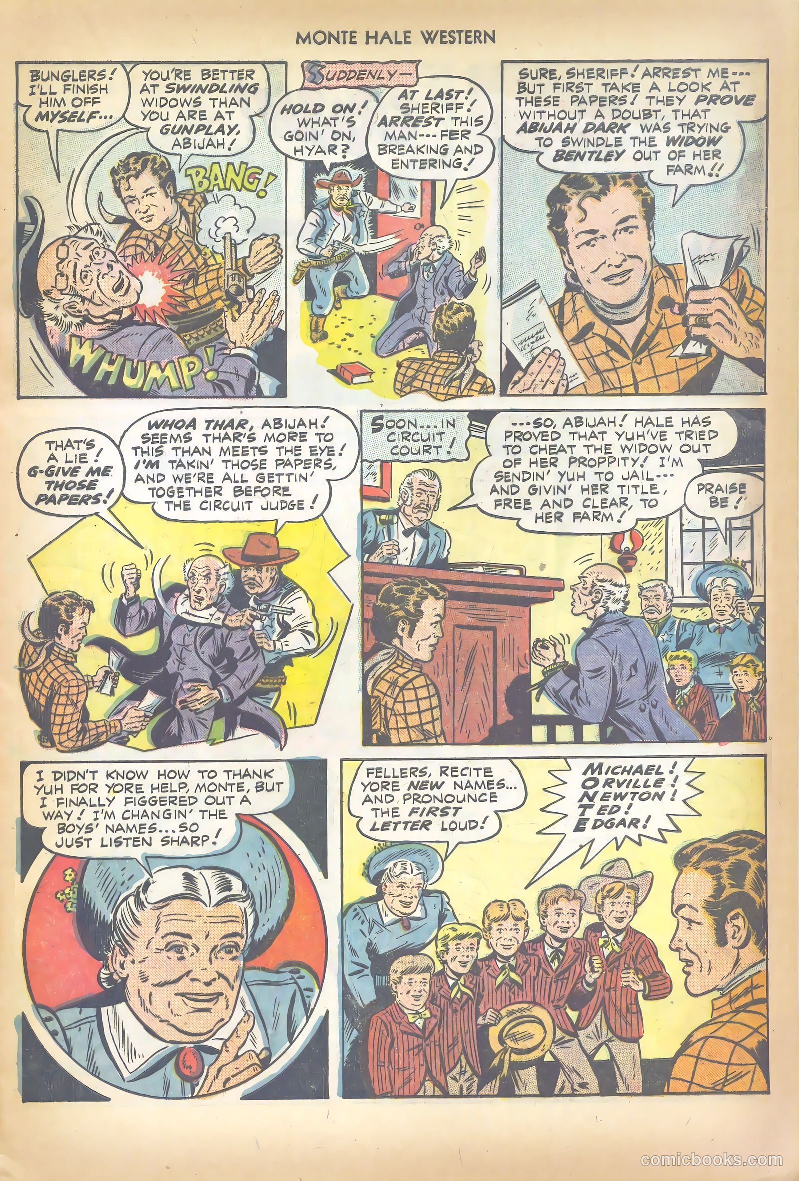Monte Hale Western #35 — page 21 of 52