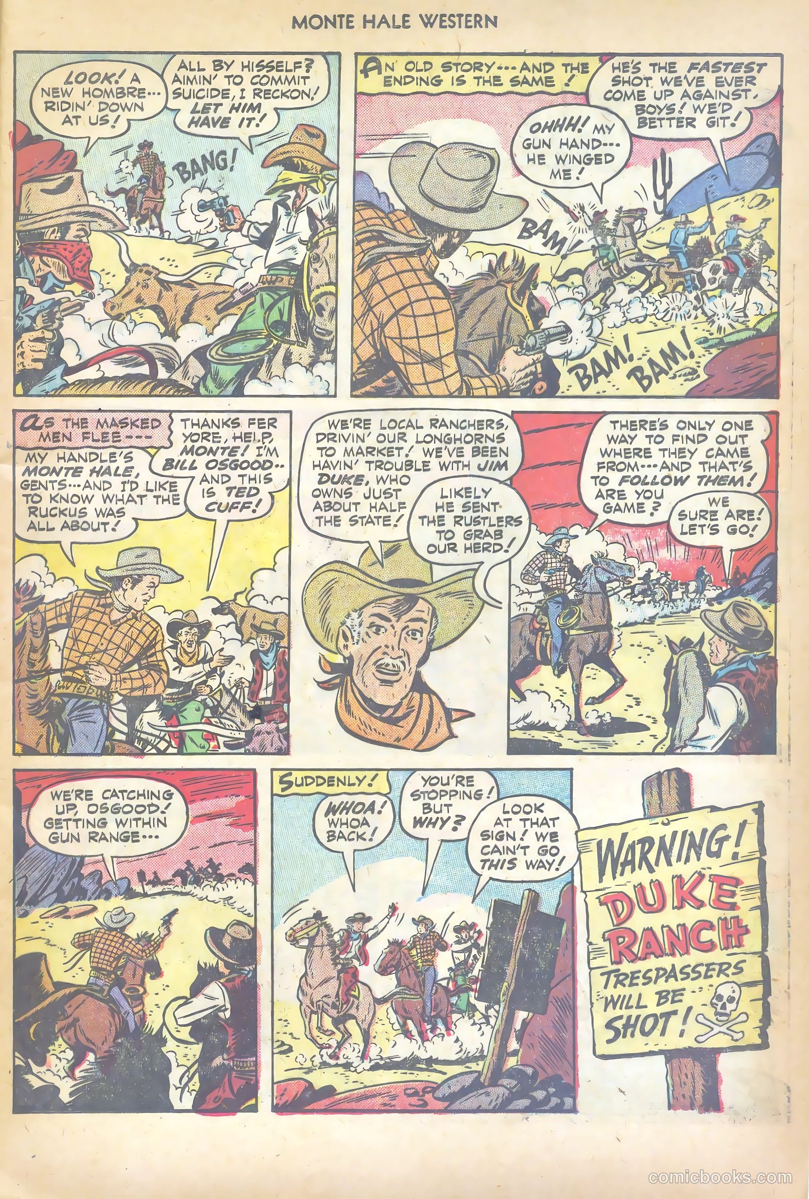 Monte Hale Western #36 — page 5 of 52