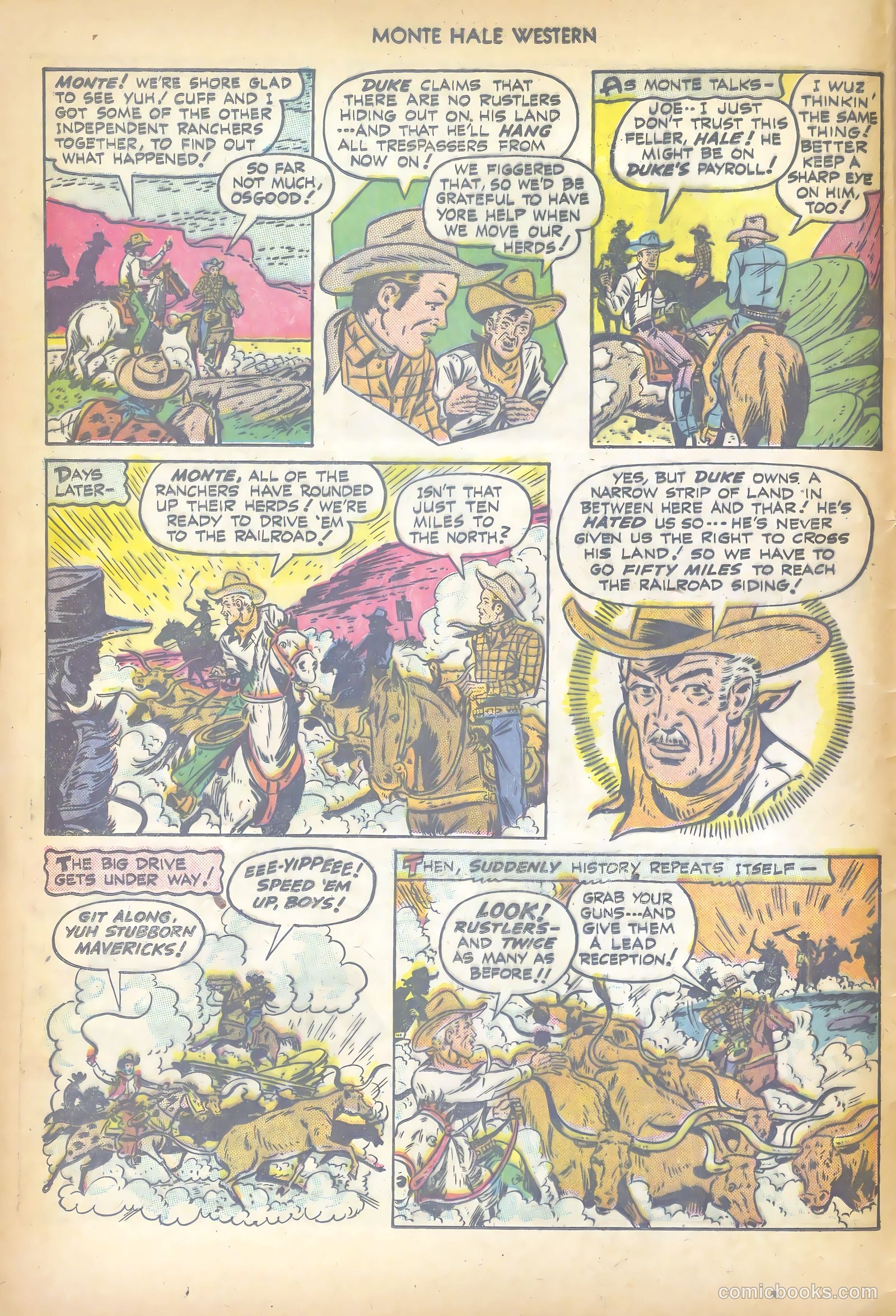 Monte Hale Western #36 — page 8 of 52