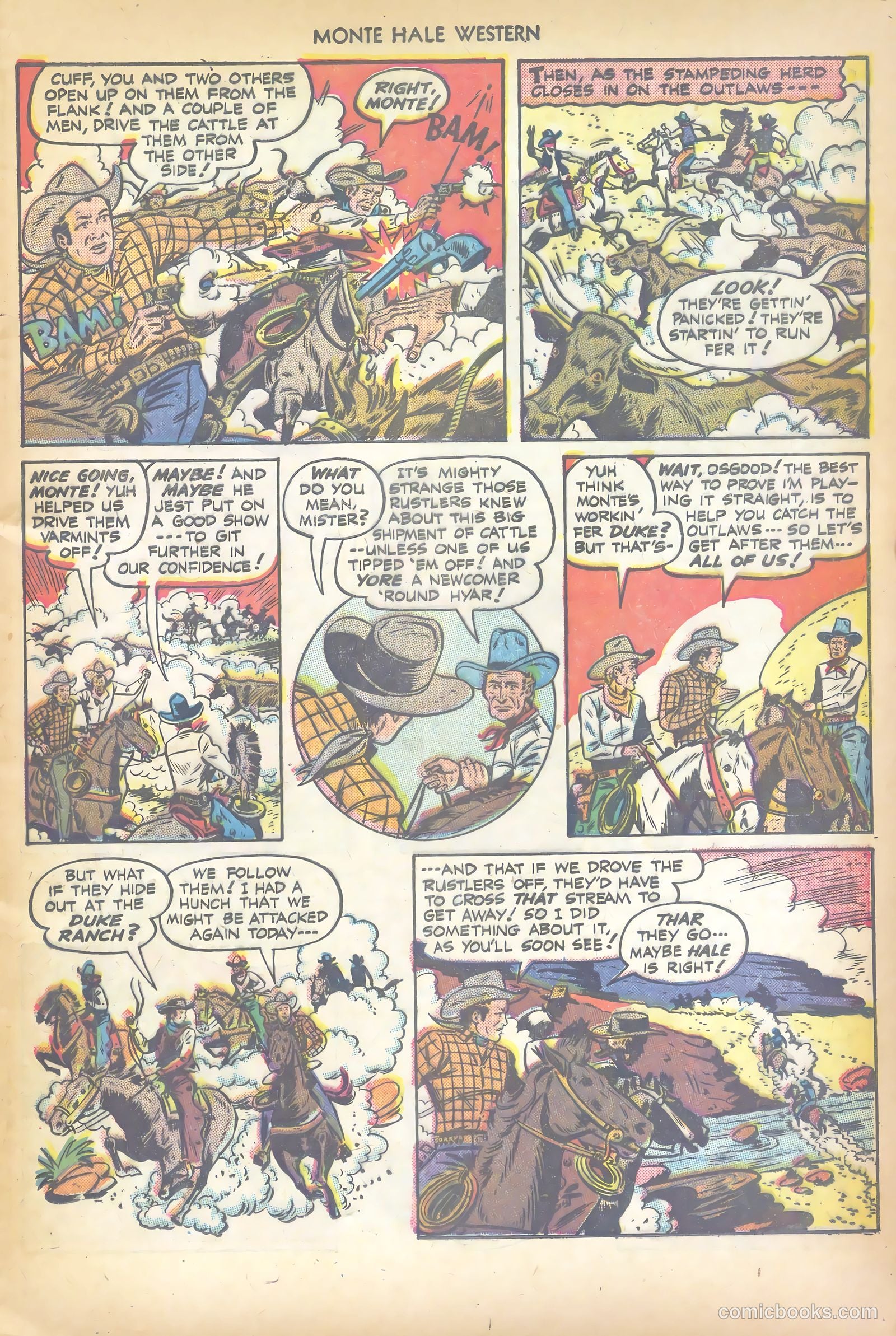 Monte Hale Western #36 — page 9 of 52