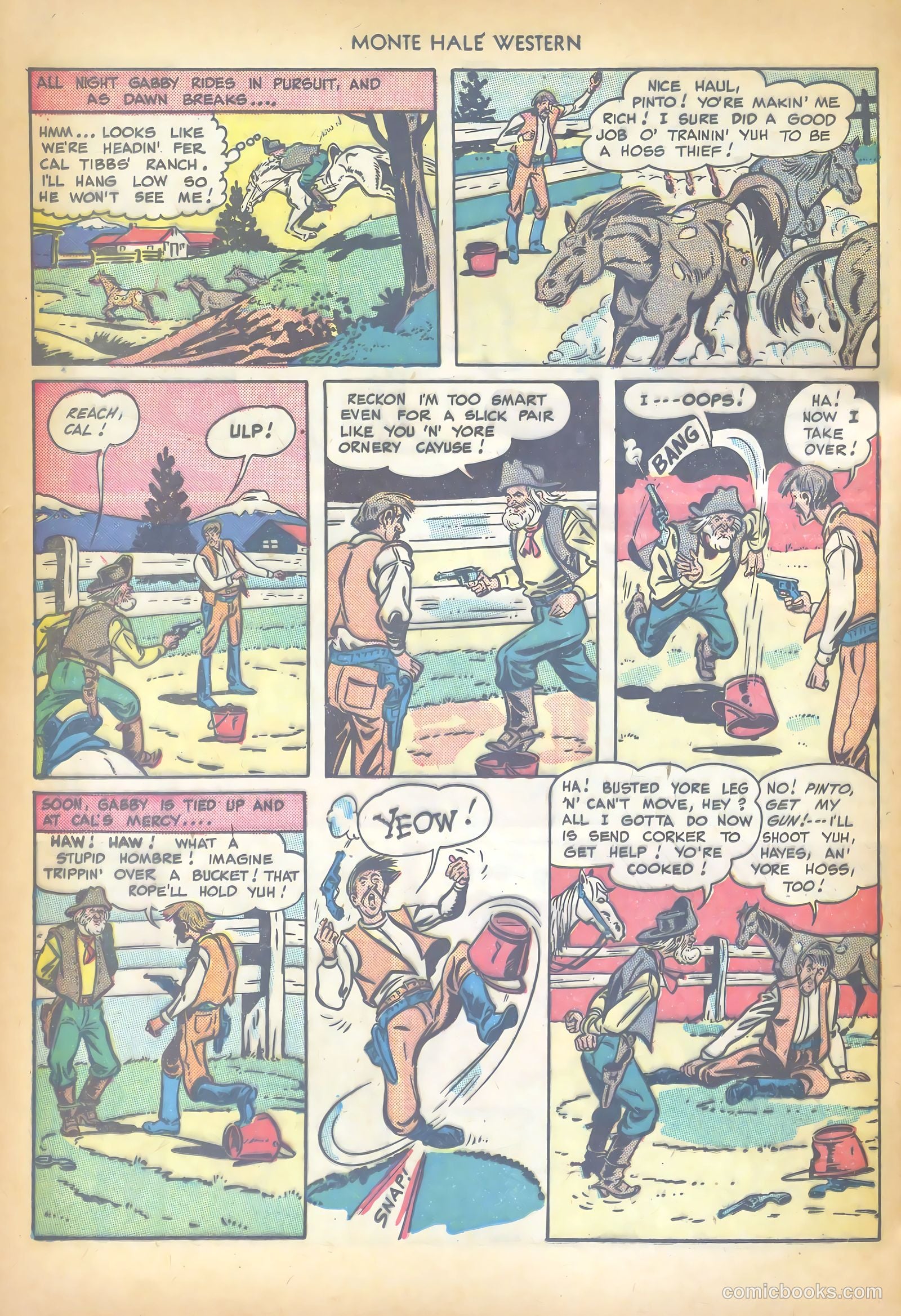 Monte Hale Western #36 — page 40 of 52