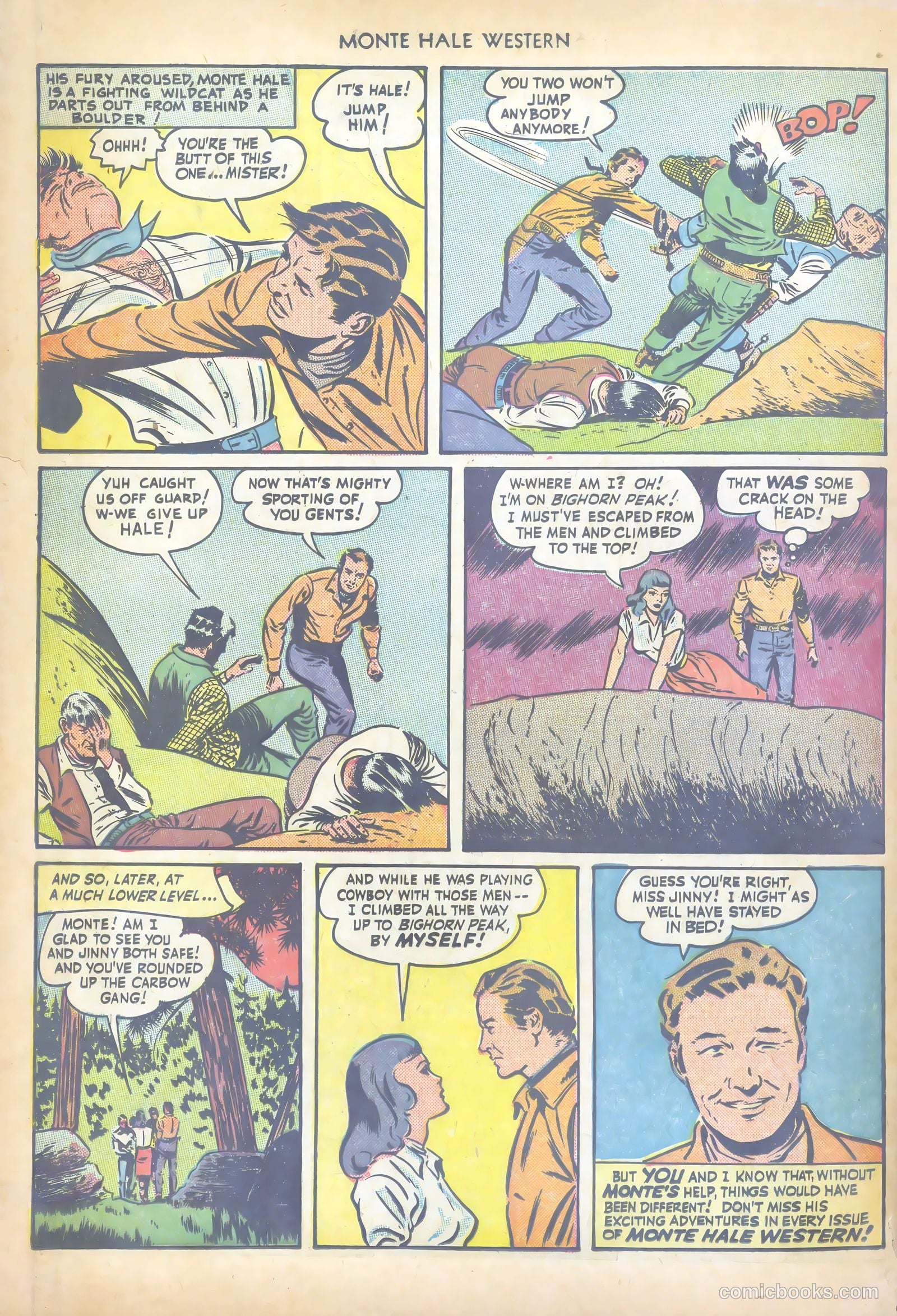 Monte Hale Western #36 — page 50 of 52