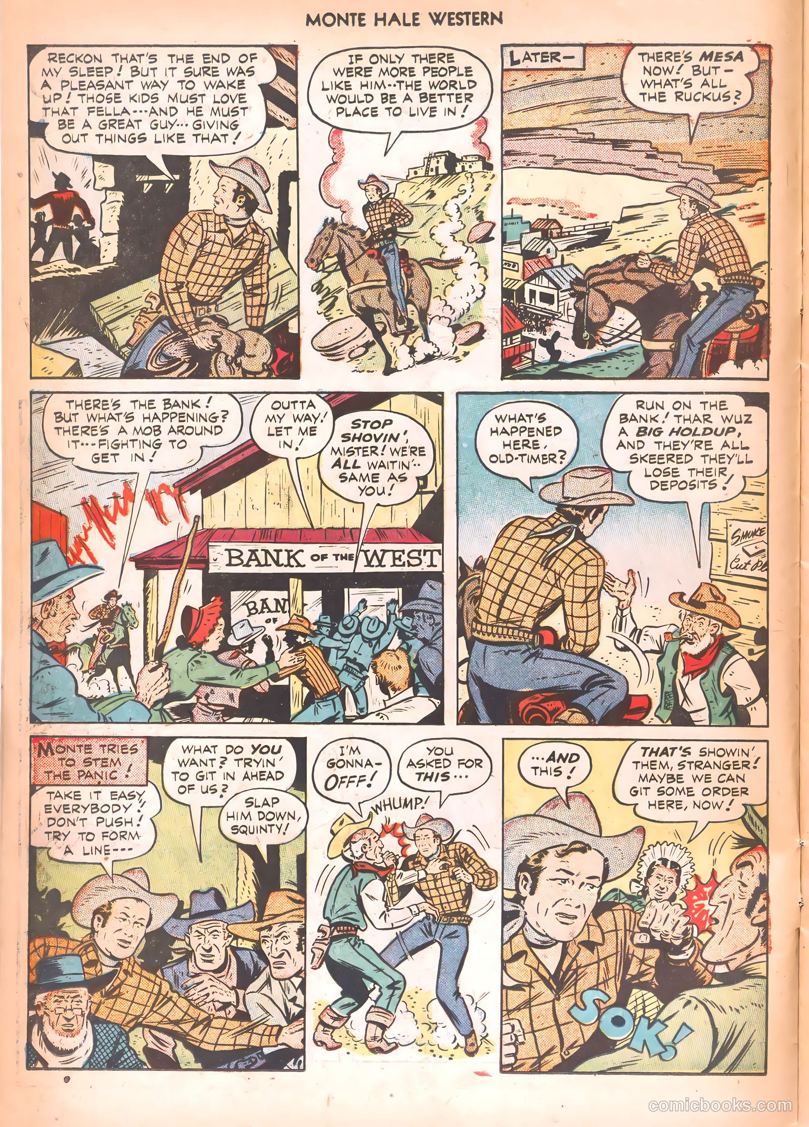 Monte Hale Western #37 — page 8 of 37