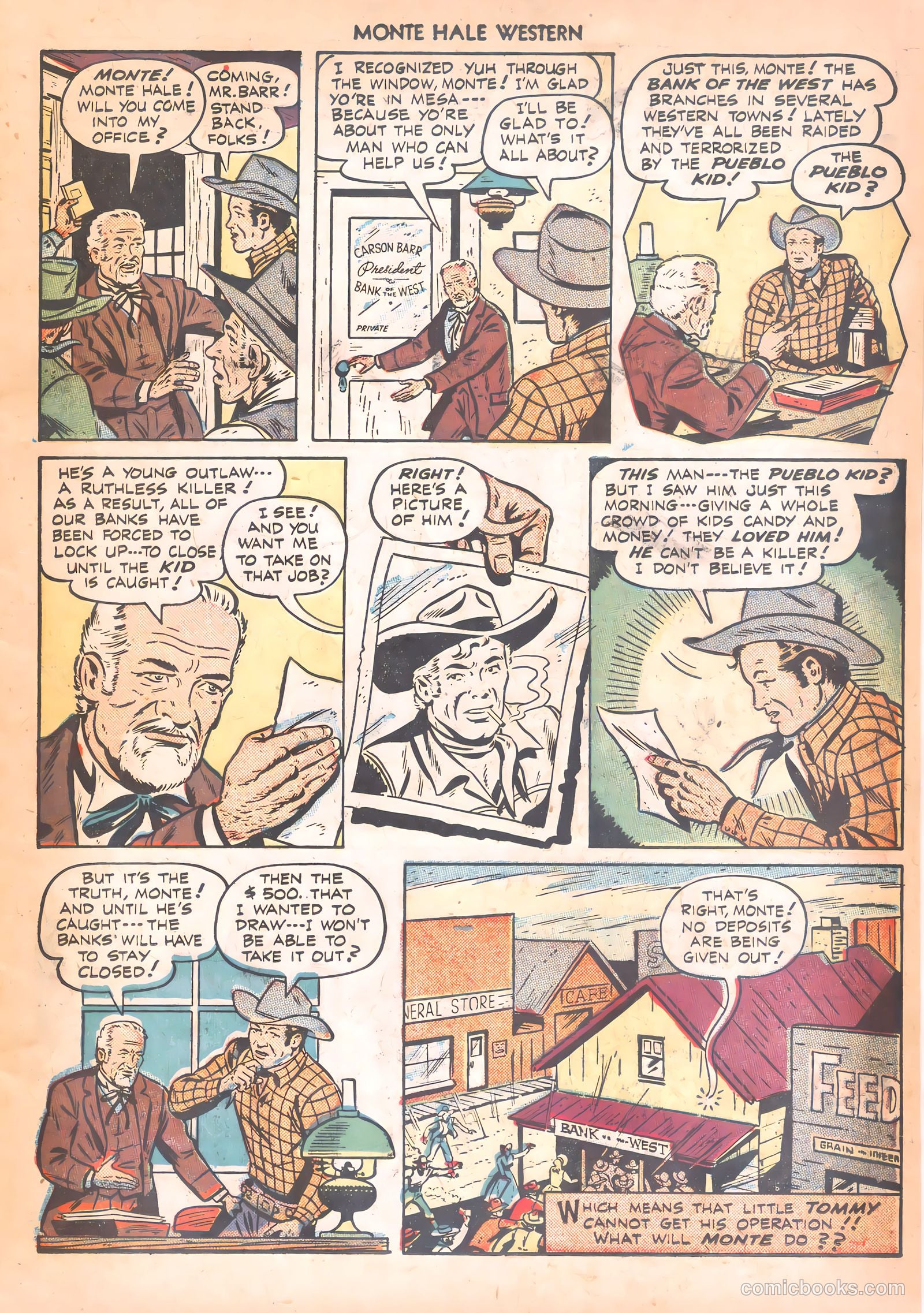 Monte Hale Western #37 — page 9 of 37