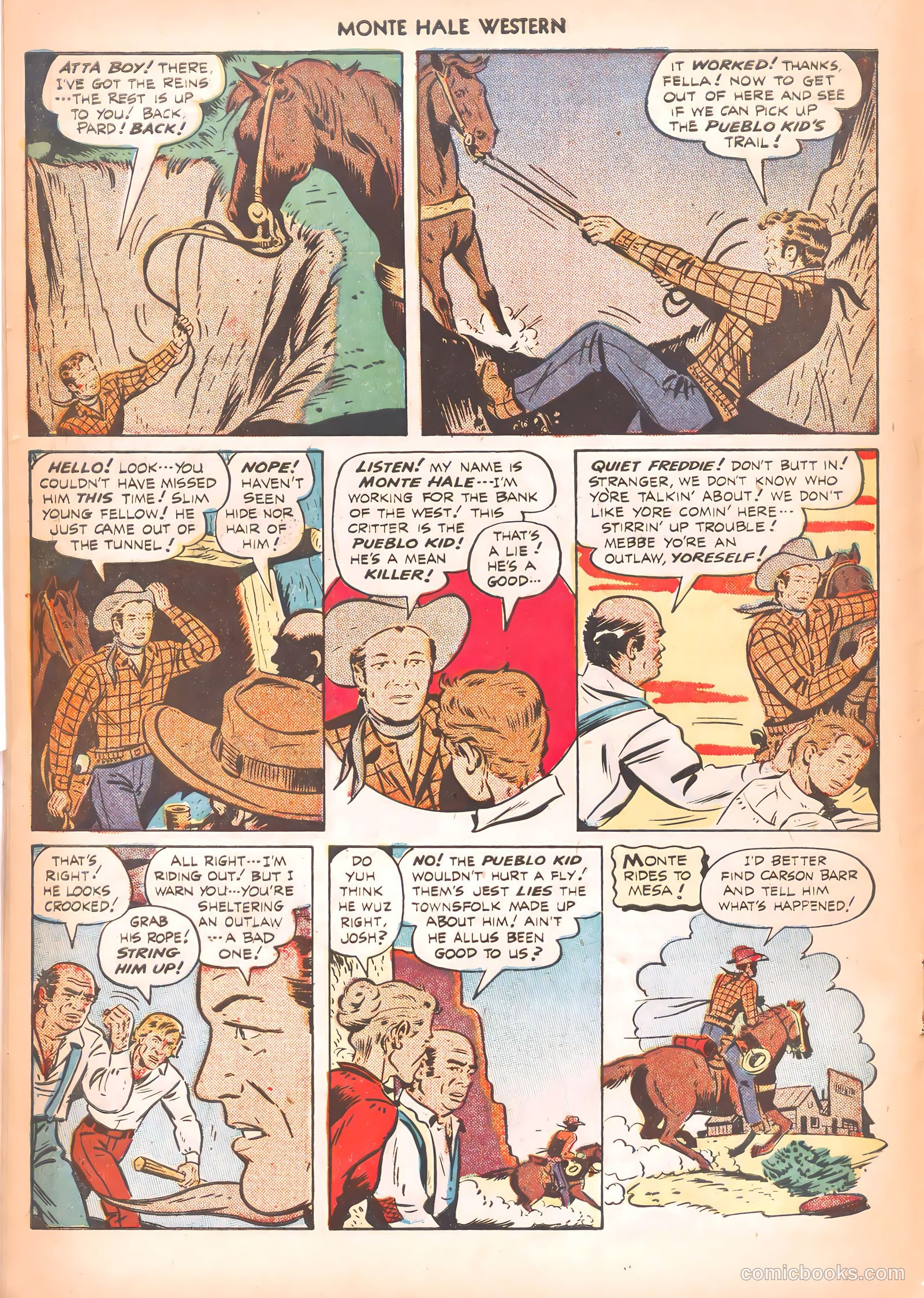 Monte Hale Western #37 — page 16 of 37
