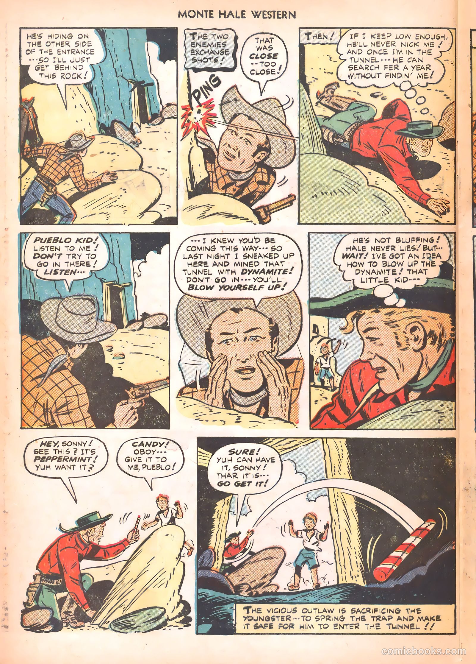 Monte Hale Western #37 — page 22 of 37