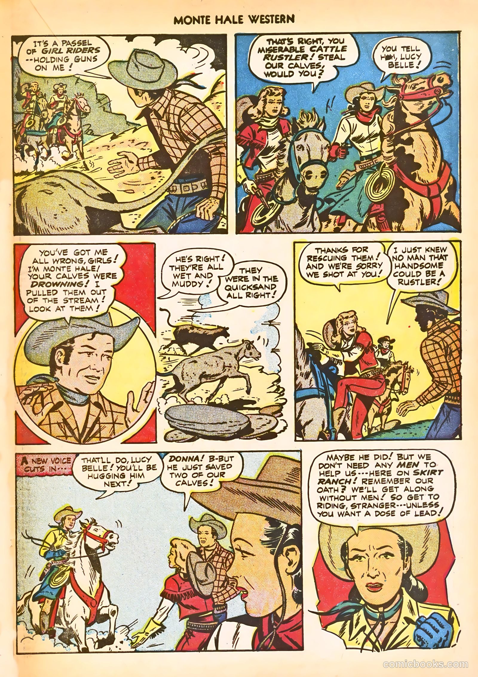 Monte Hale Western #38 — page 27 of 52