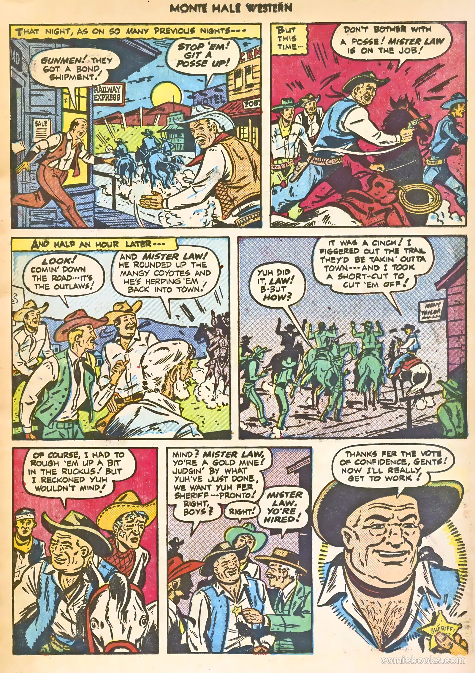 Monte Hale Western #39 — page 7 of 52