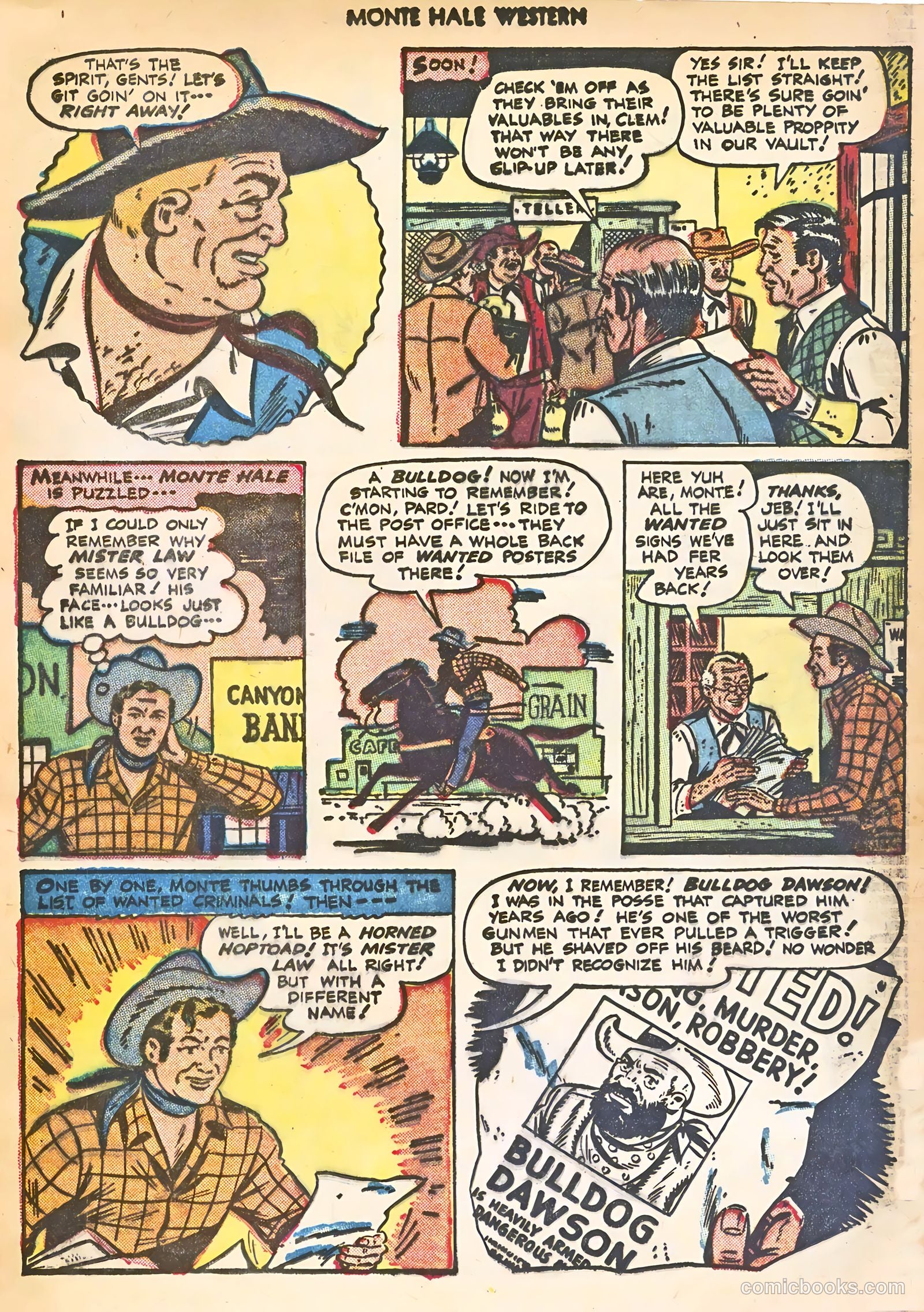 Monte Hale Western #39 — page 9 of 52