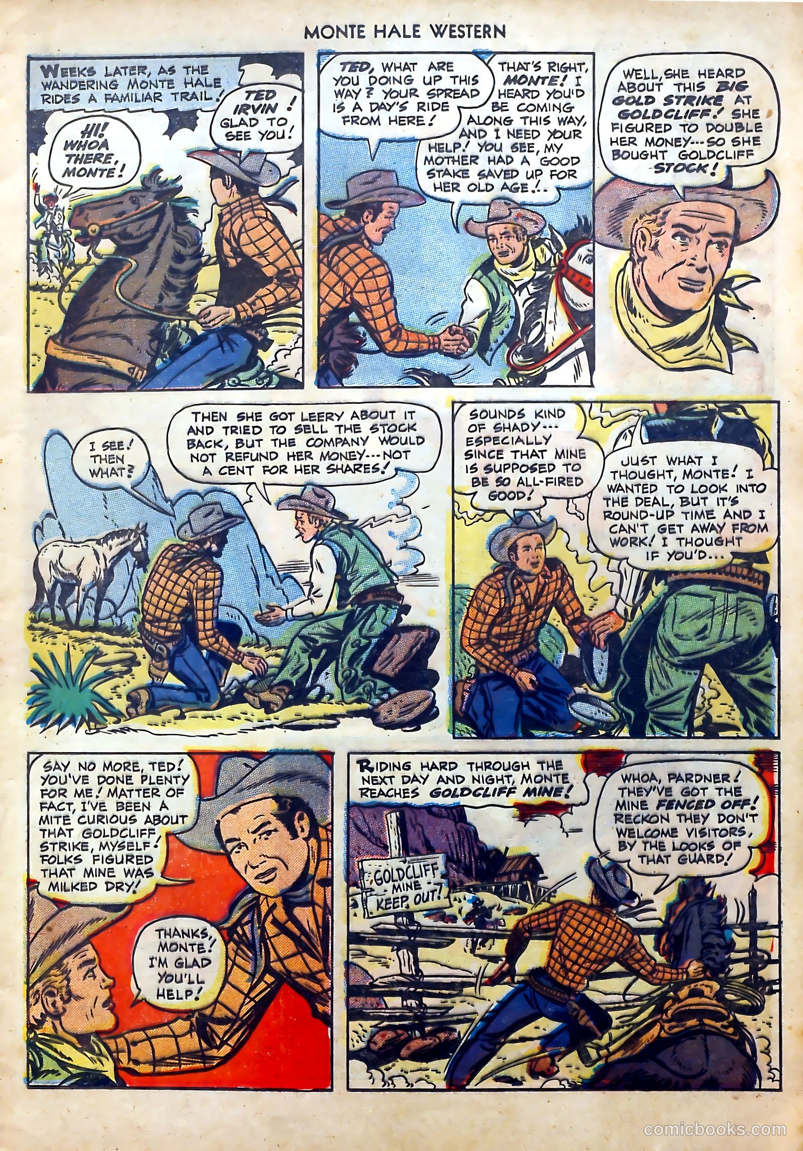Monte Hale Western #40 — page 5 of 52