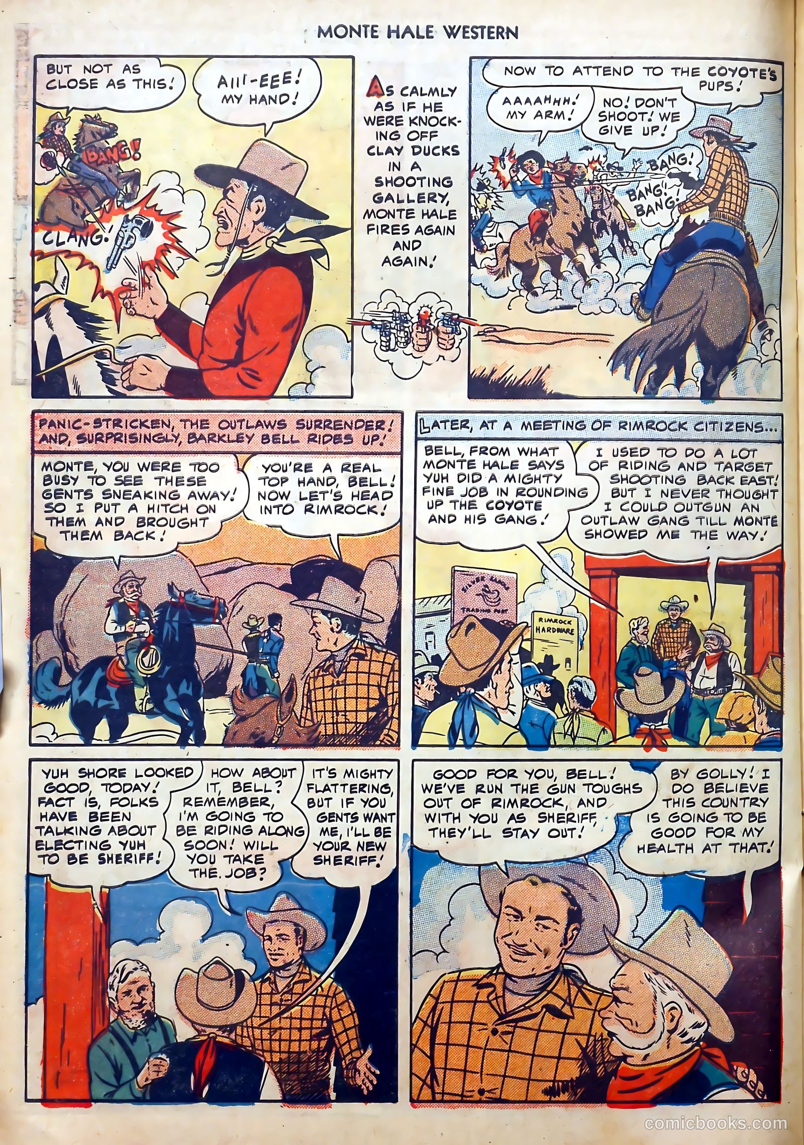Monte Hale Western #40 — page 32 of 52