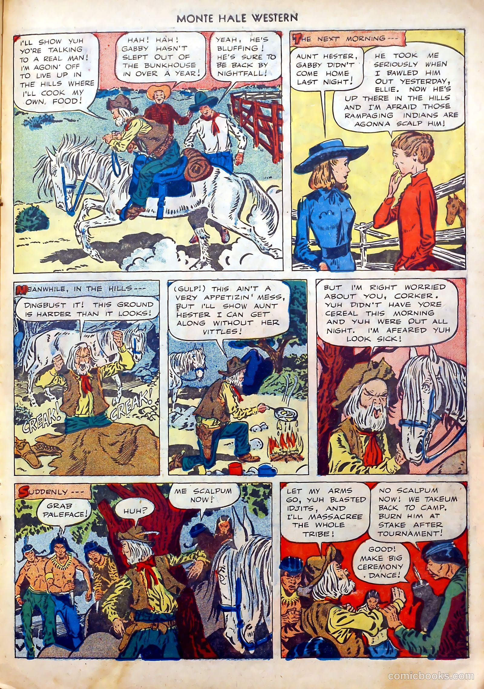 Monte Hale Western #40 — page 35 of 52