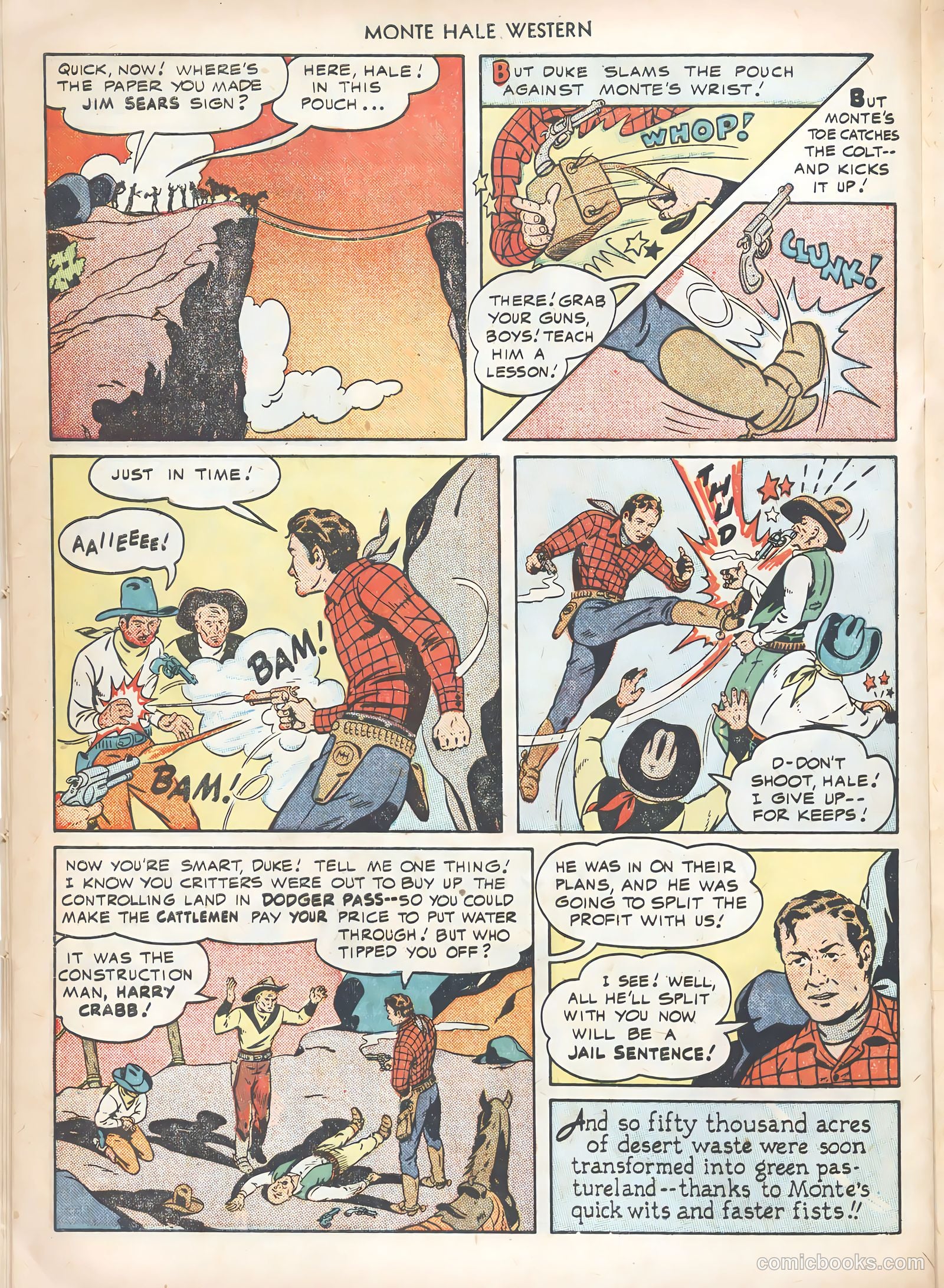 Monte Hale Western #43 — page 32 of 52