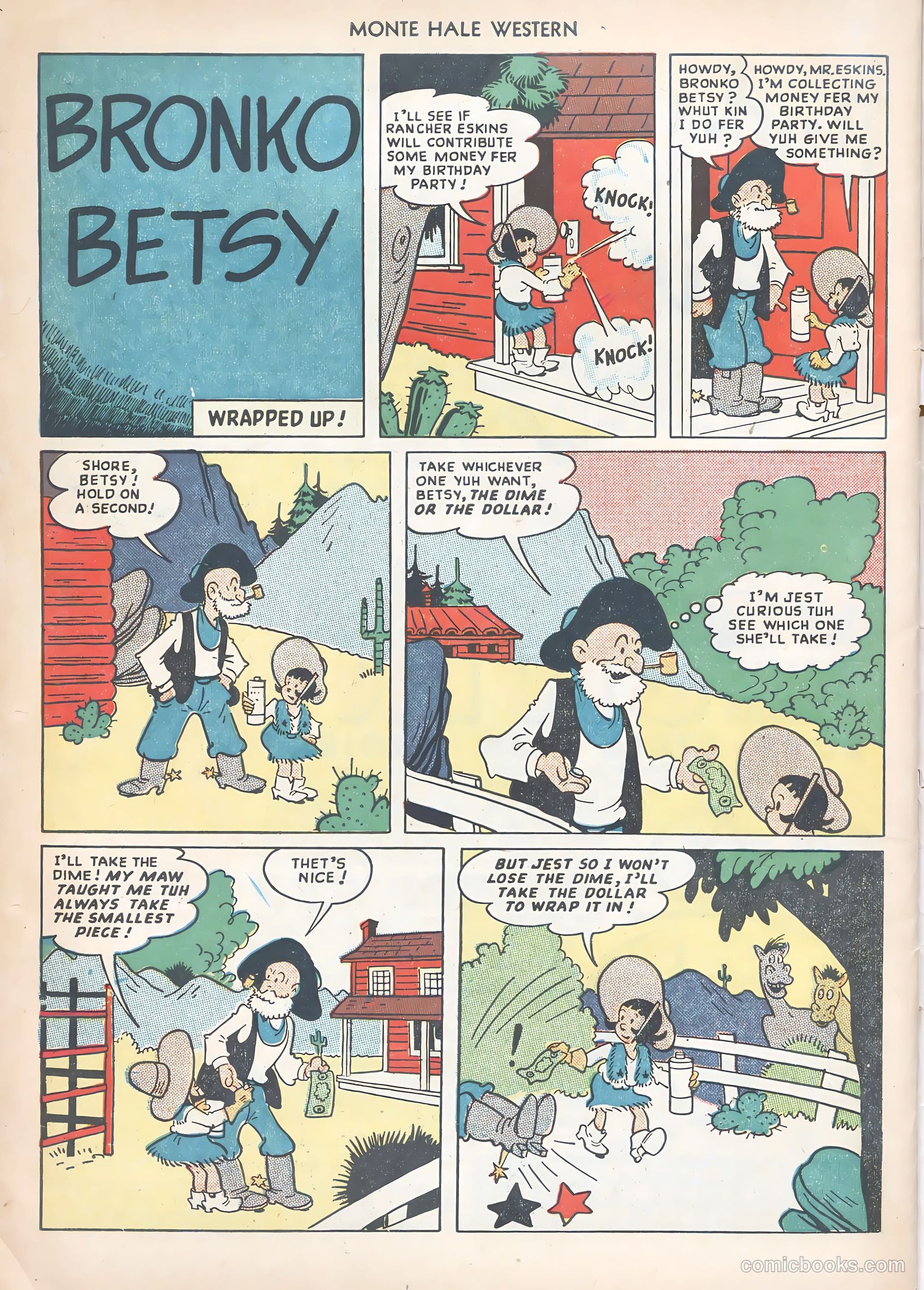 Monte Hale Western #43 — page 50 of 52