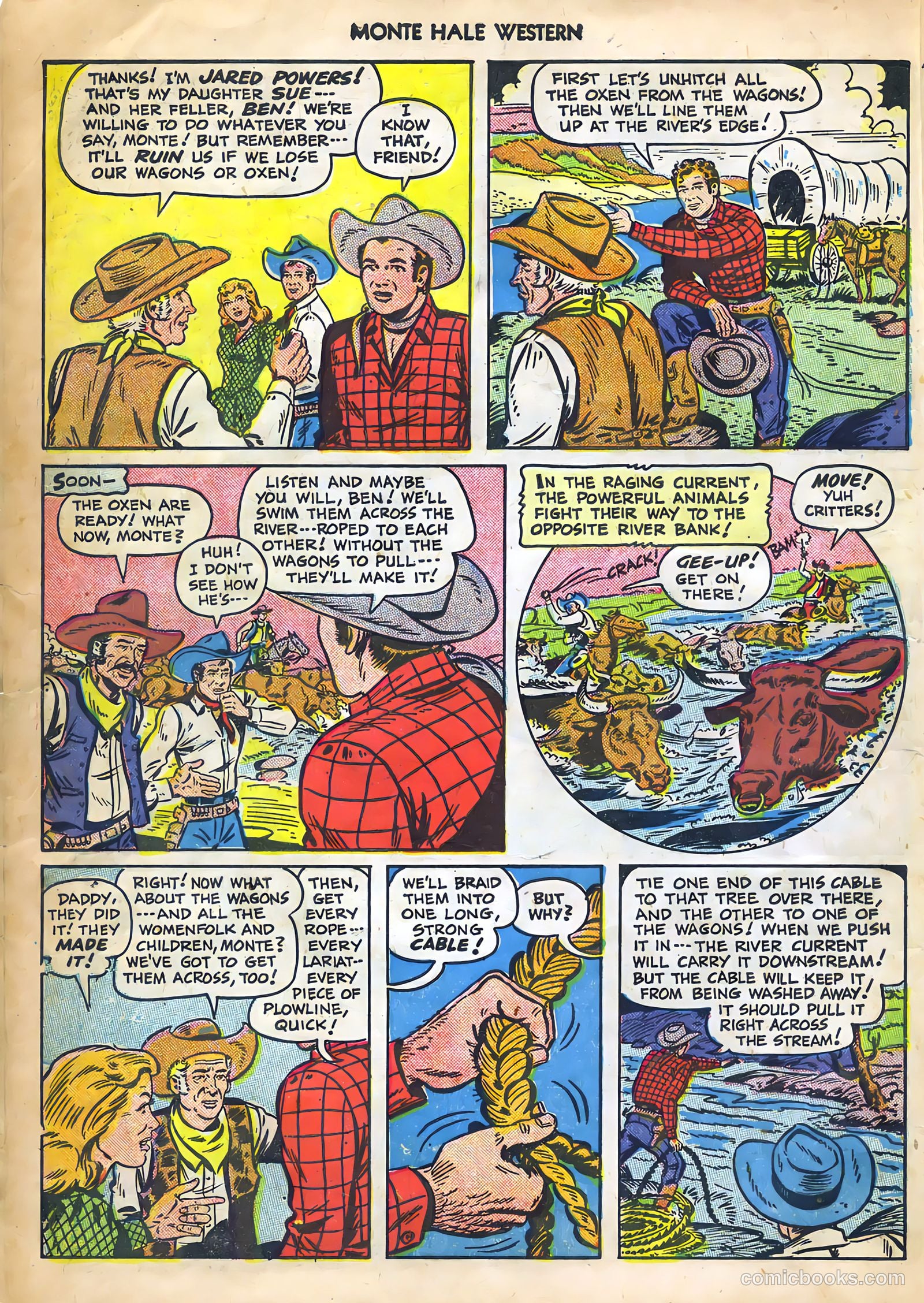 Monte Hale Western #44 — page 7 of 53