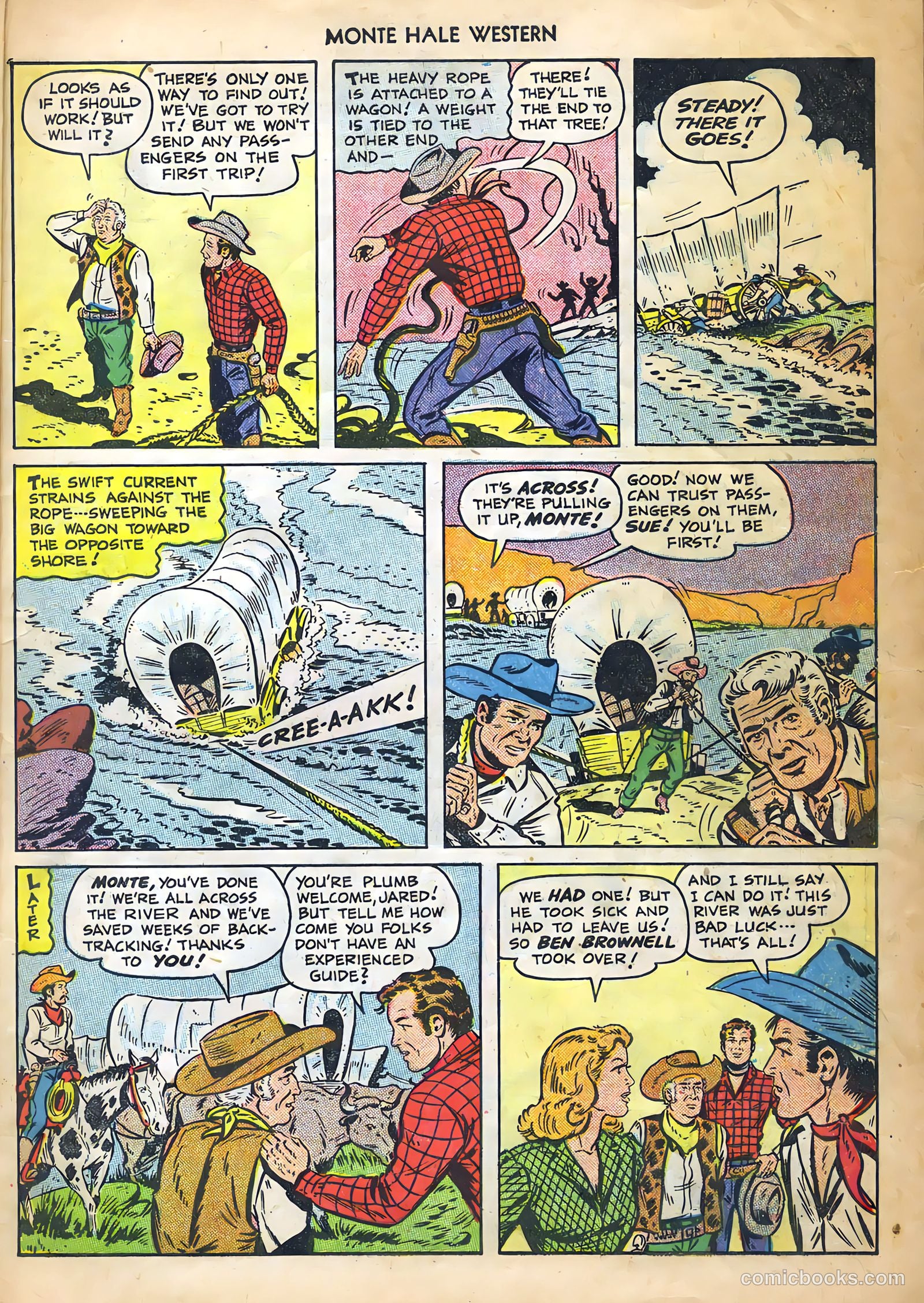 Monte Hale Western #44 — page 8 of 53