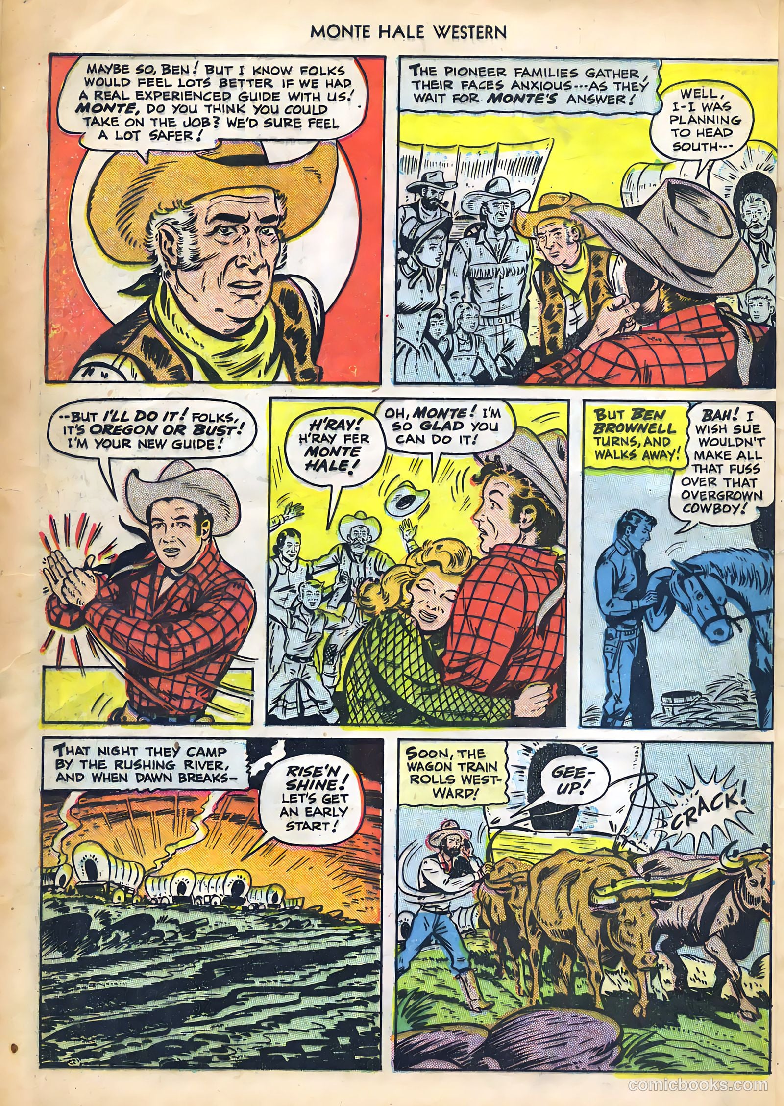 Monte Hale Western #44 — page 9 of 53