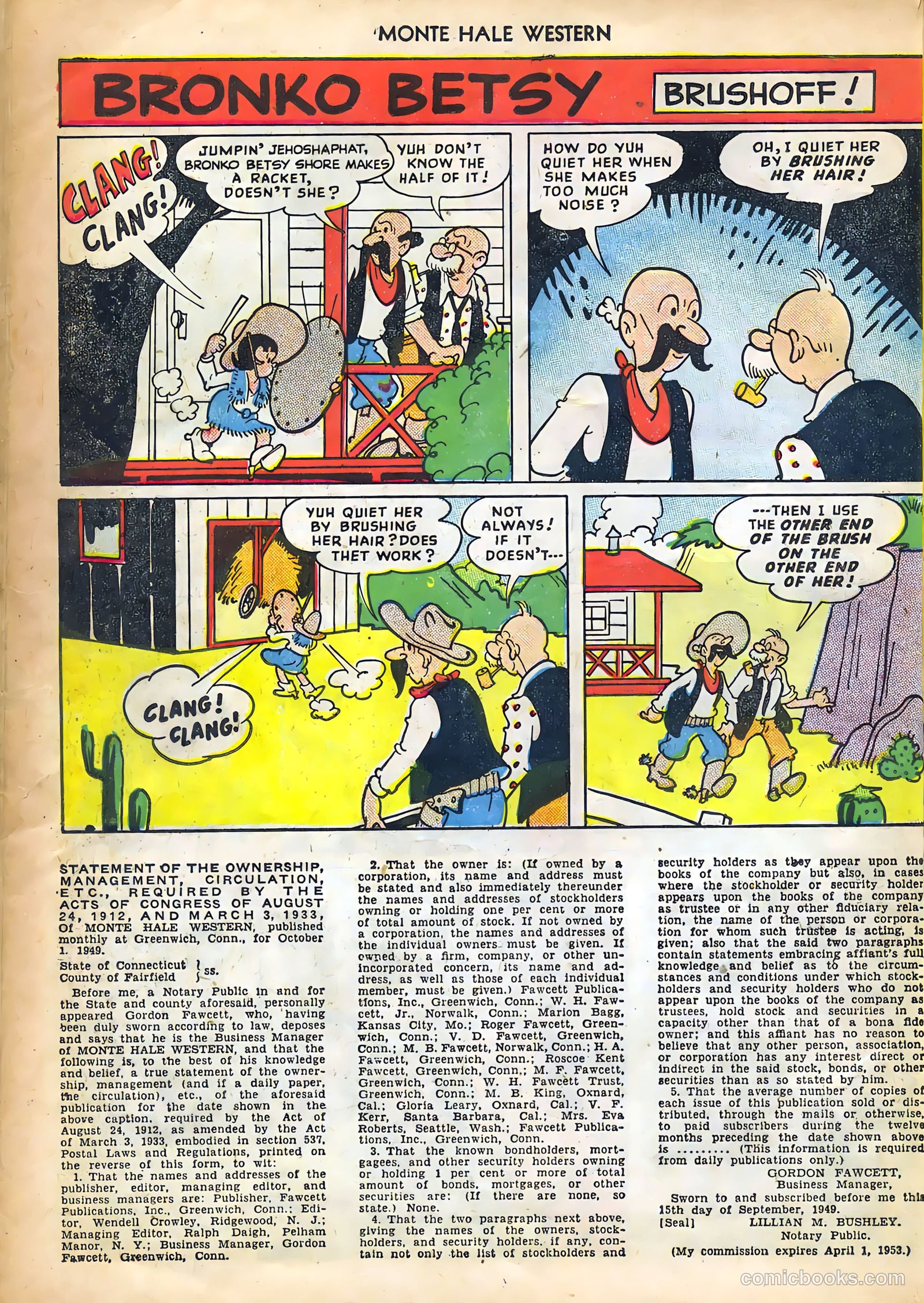 Monte Hale Western #44 — page 15 of 53