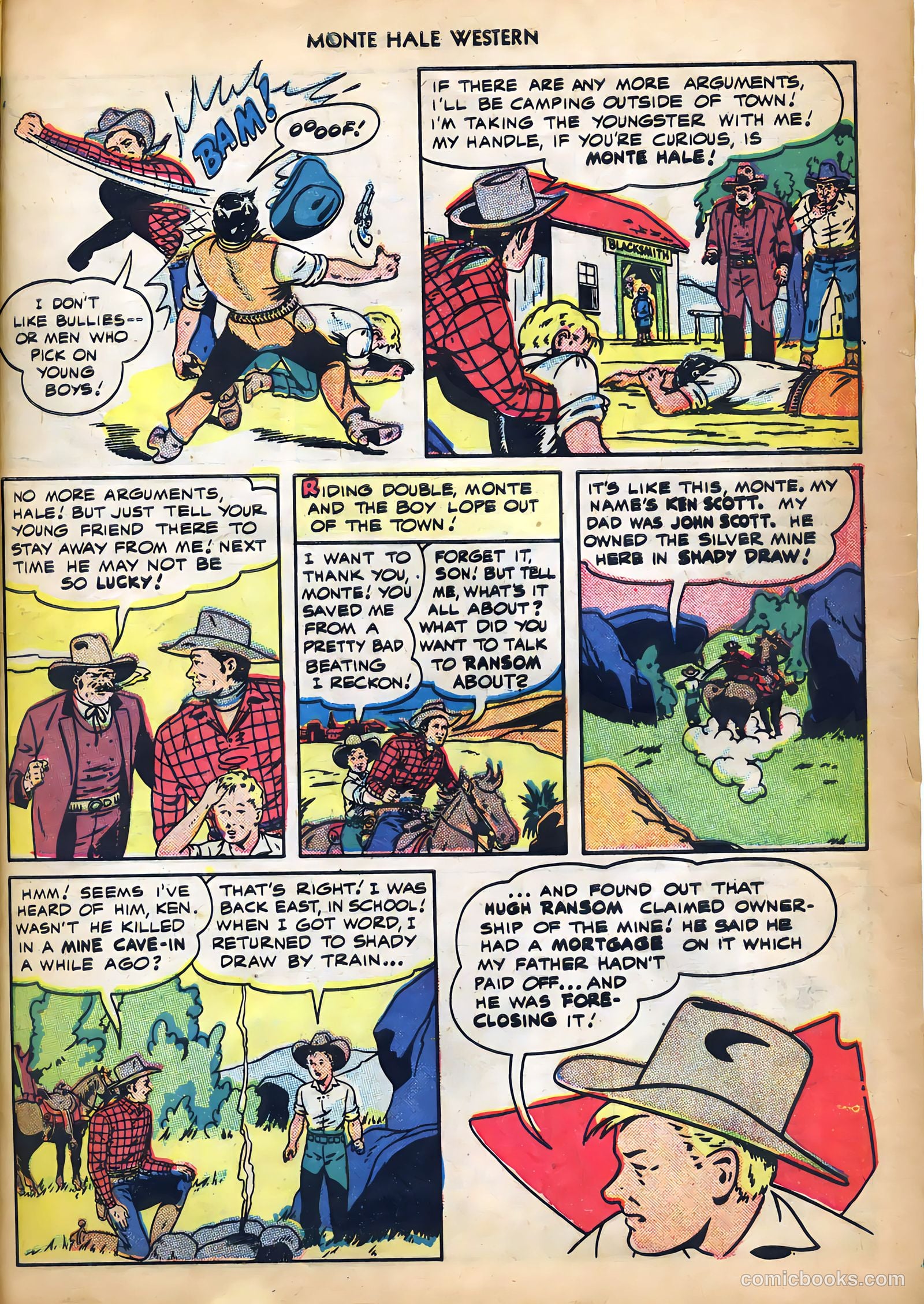 Monte Hale Western #44 — page 22 of 53