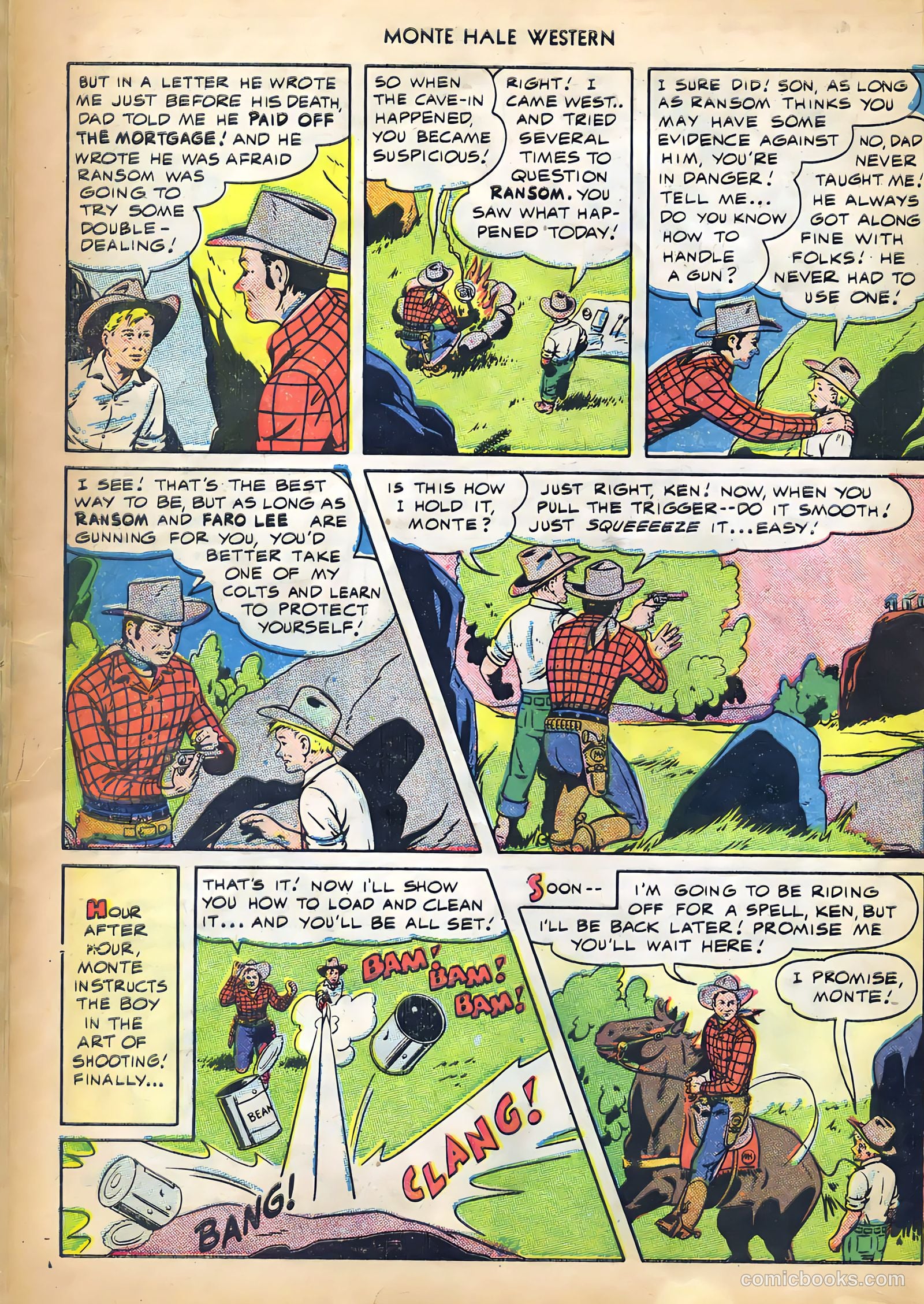 Monte Hale Western #44 — page 23 of 53